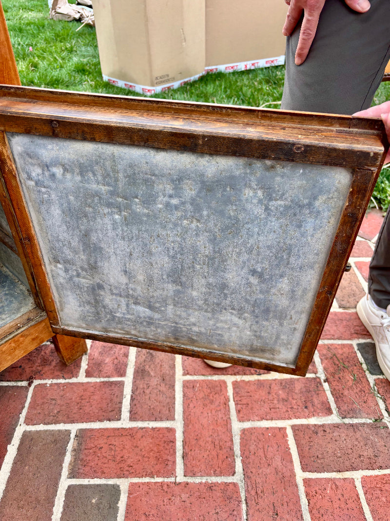 Antique French Ice Cabinet