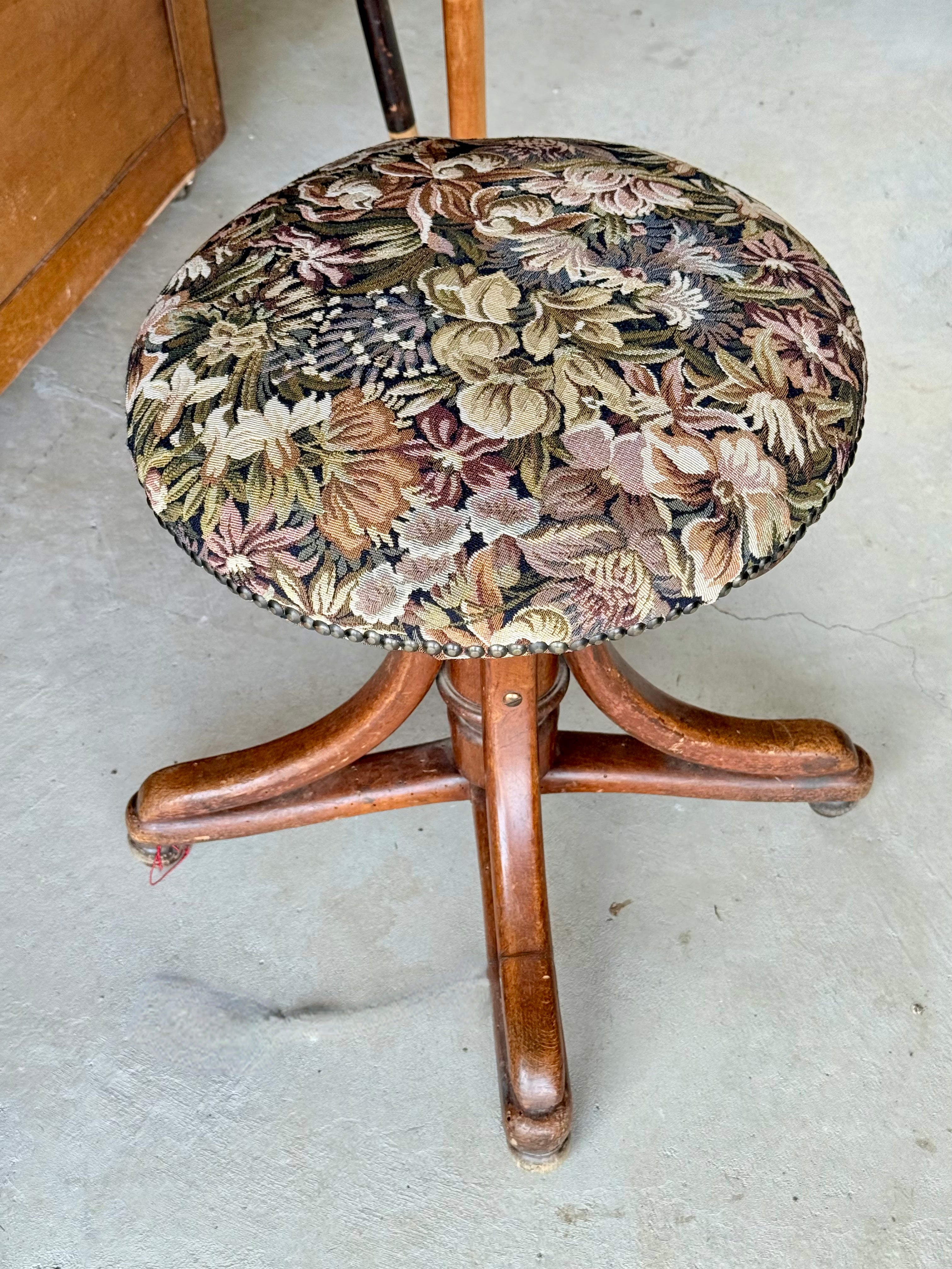 Antique French Piano Stool