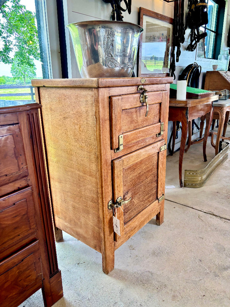 Antique French Ice Cabinet