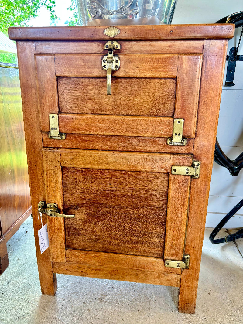 Antique French Ice Cabinet