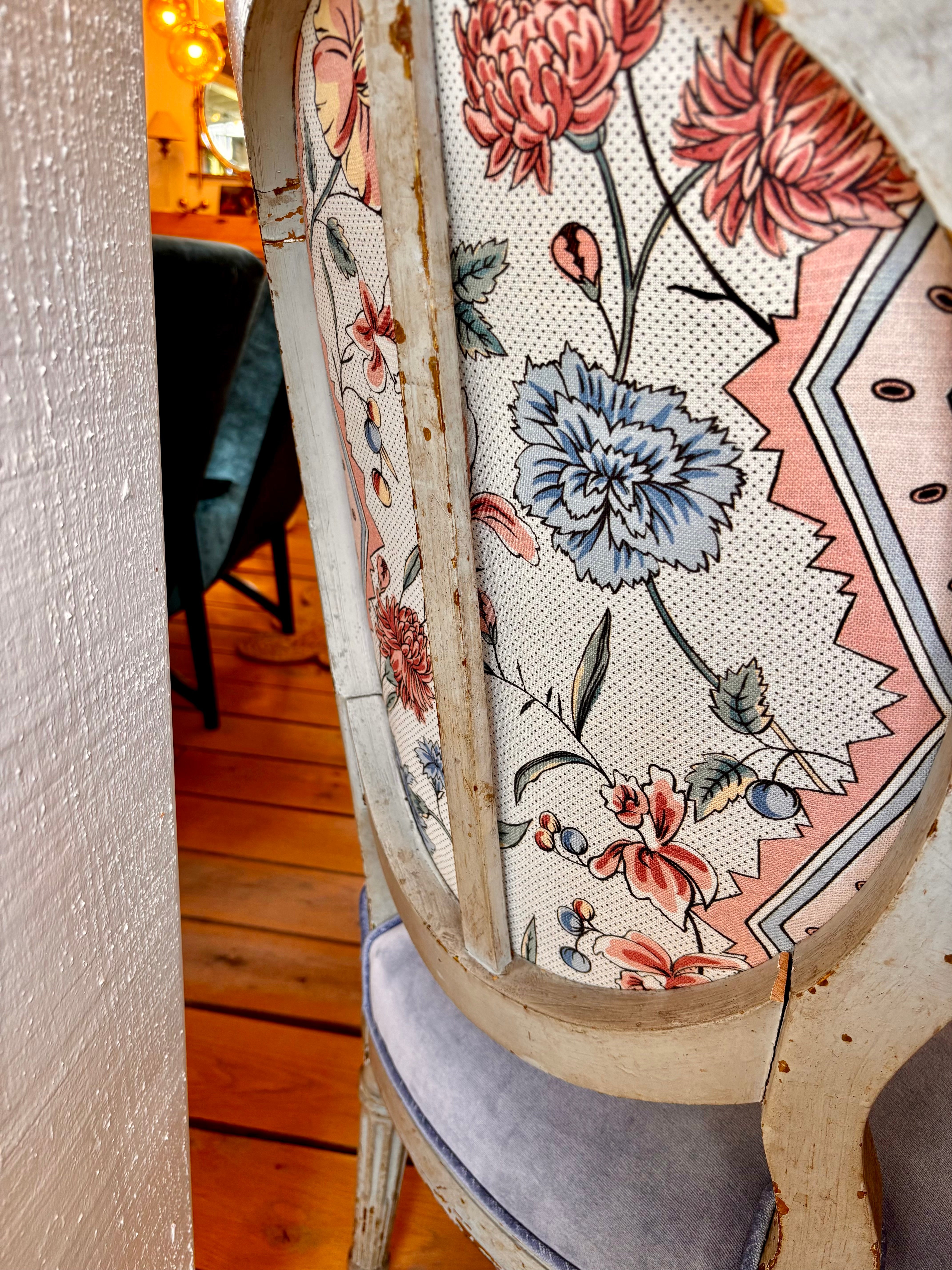 Pair of Antique French Arm Chairs Louis XVI 1850-1880