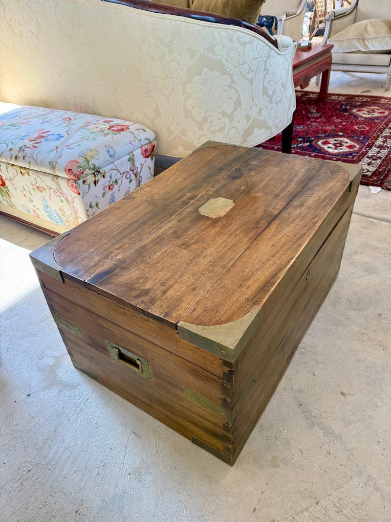 Antique French Marine Chest