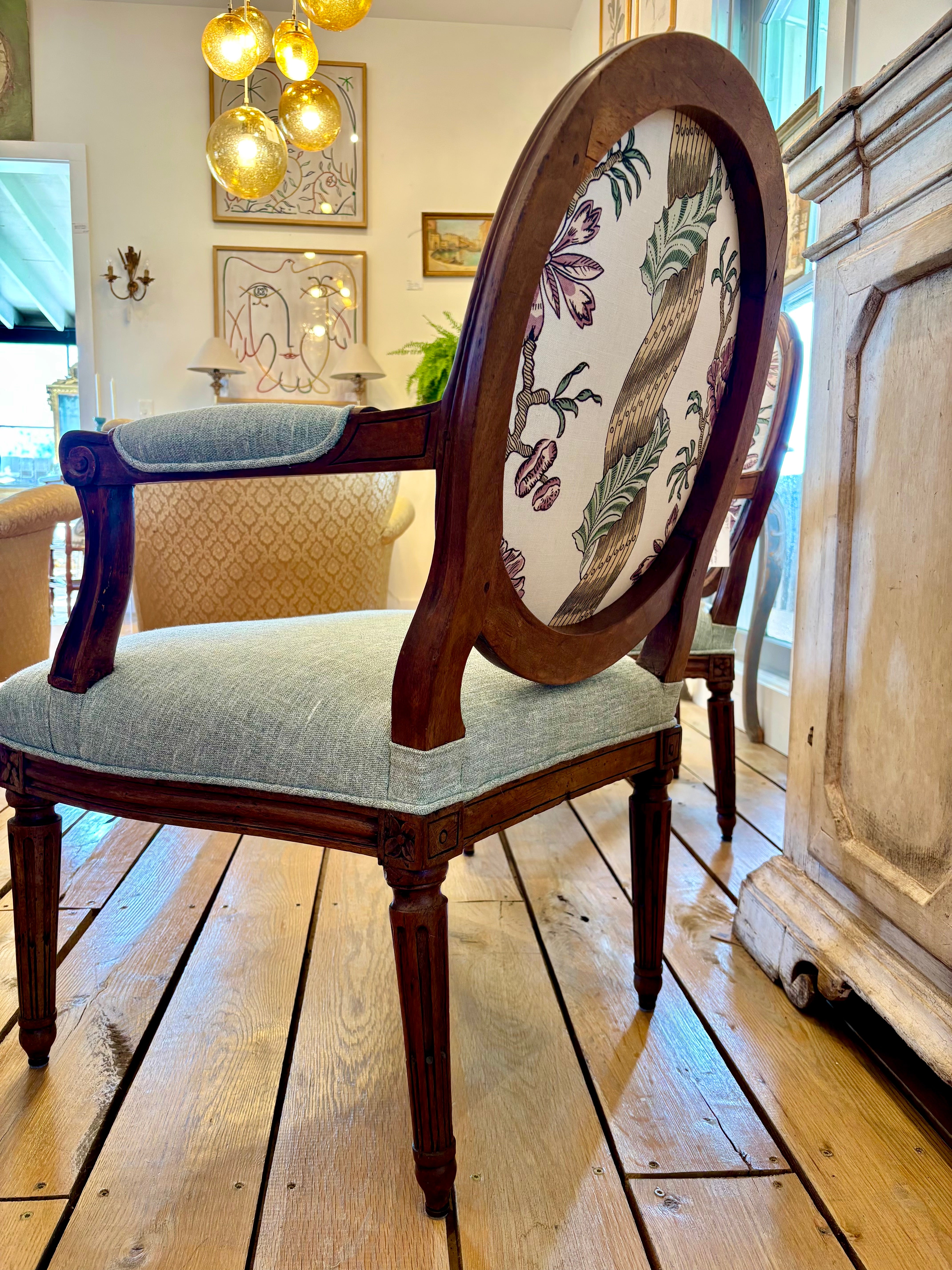 Pair of French Armchairs Louis XVI - 18th Century
