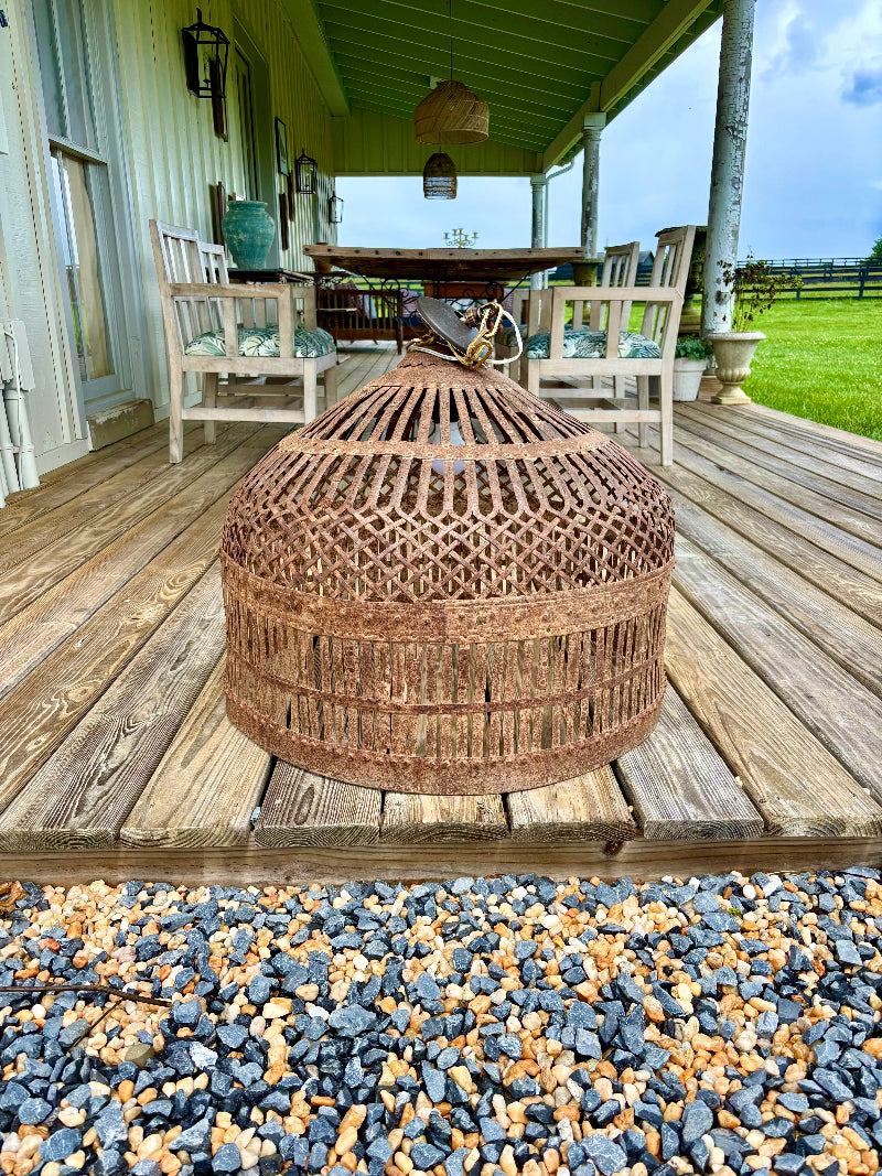 French Wrought Iron Lantern
