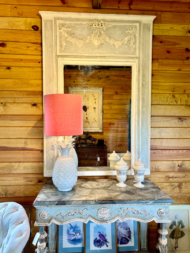 Antique French Parisian Trumeau Louis XV Mirror