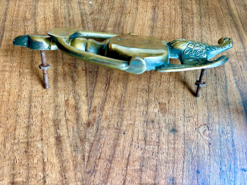English Victorian Bronze Doorknocker