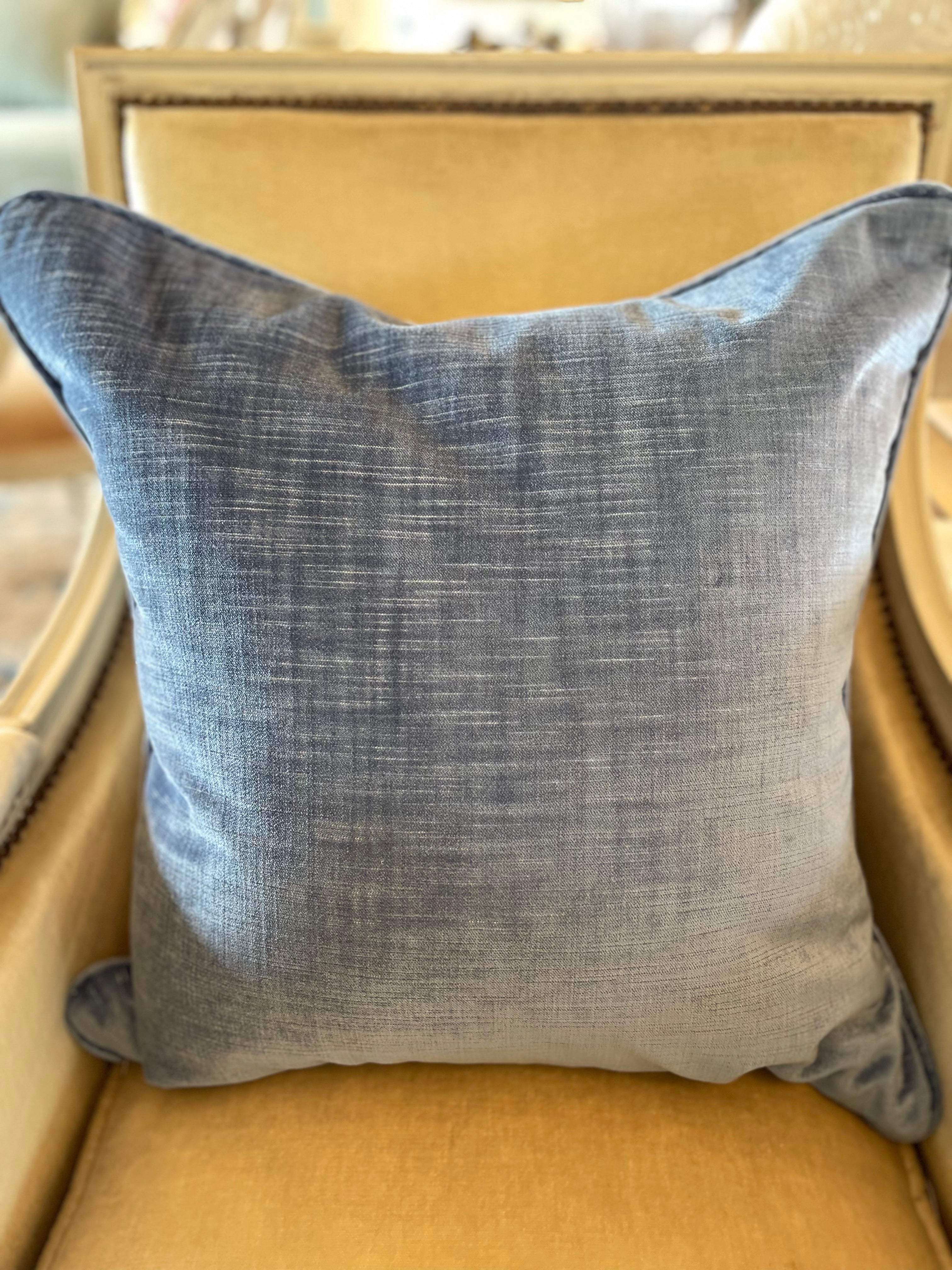 Floral Pillow in English Fabric