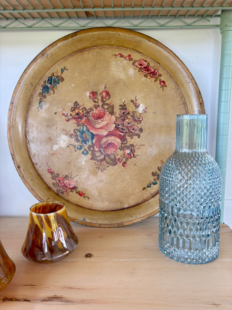 English Beautiful Hand-Painted Tray