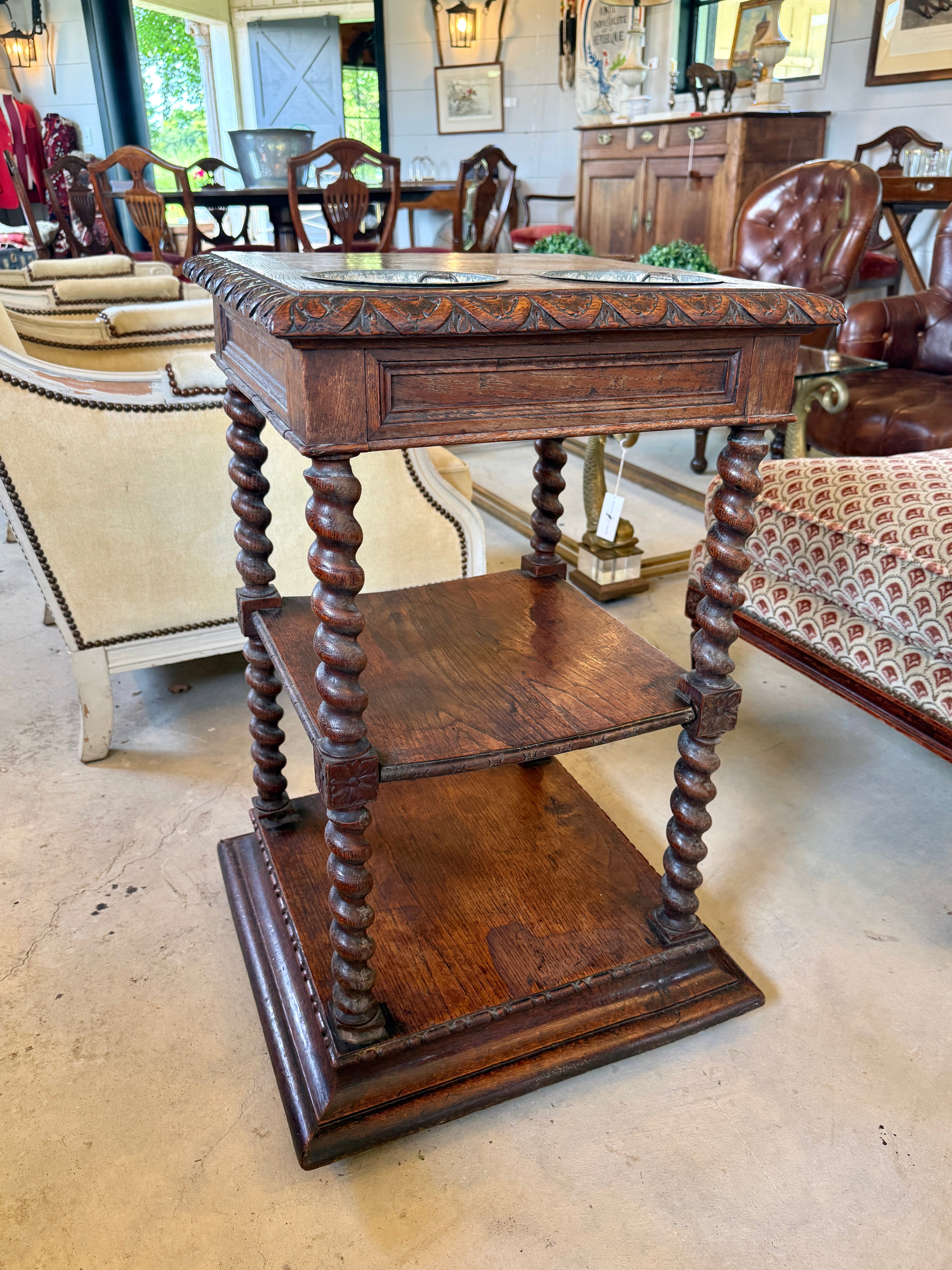 Antique French 19th Century Cooling Table