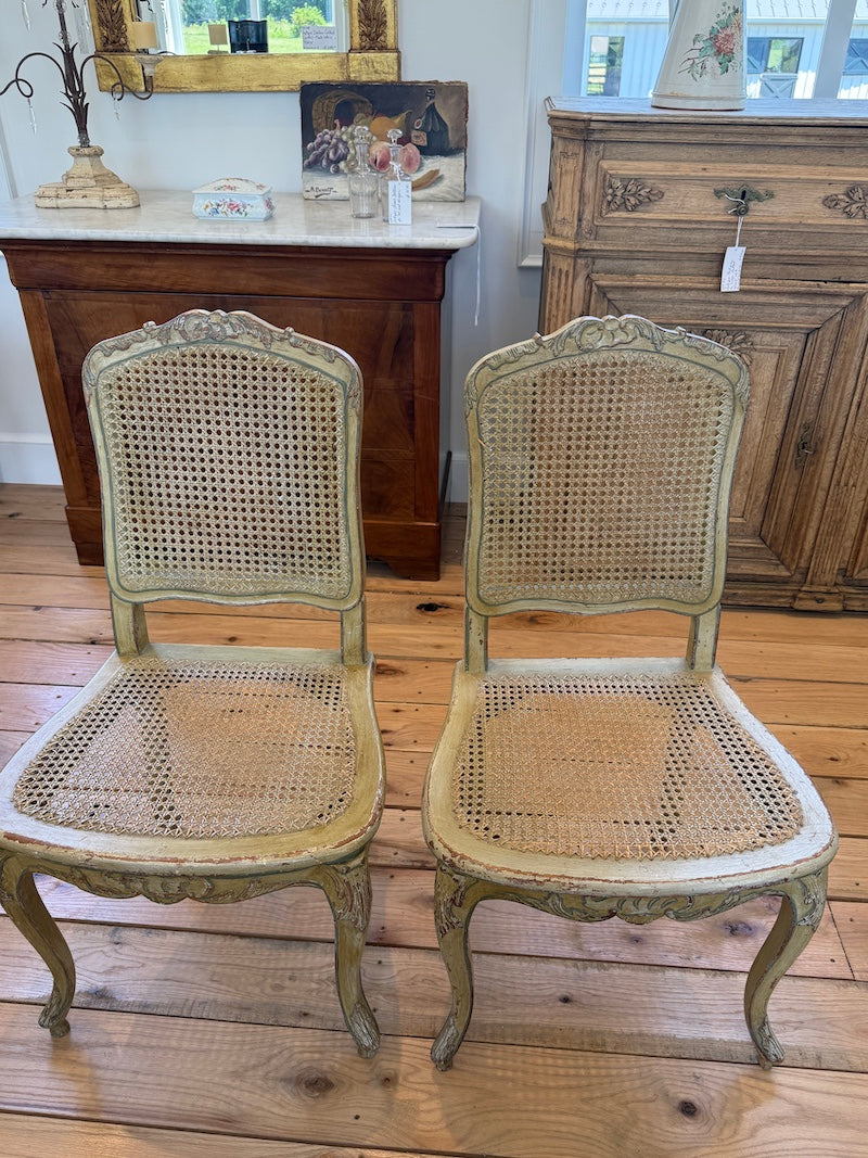 Antique French Dining Chairs Louis XV Set of 12