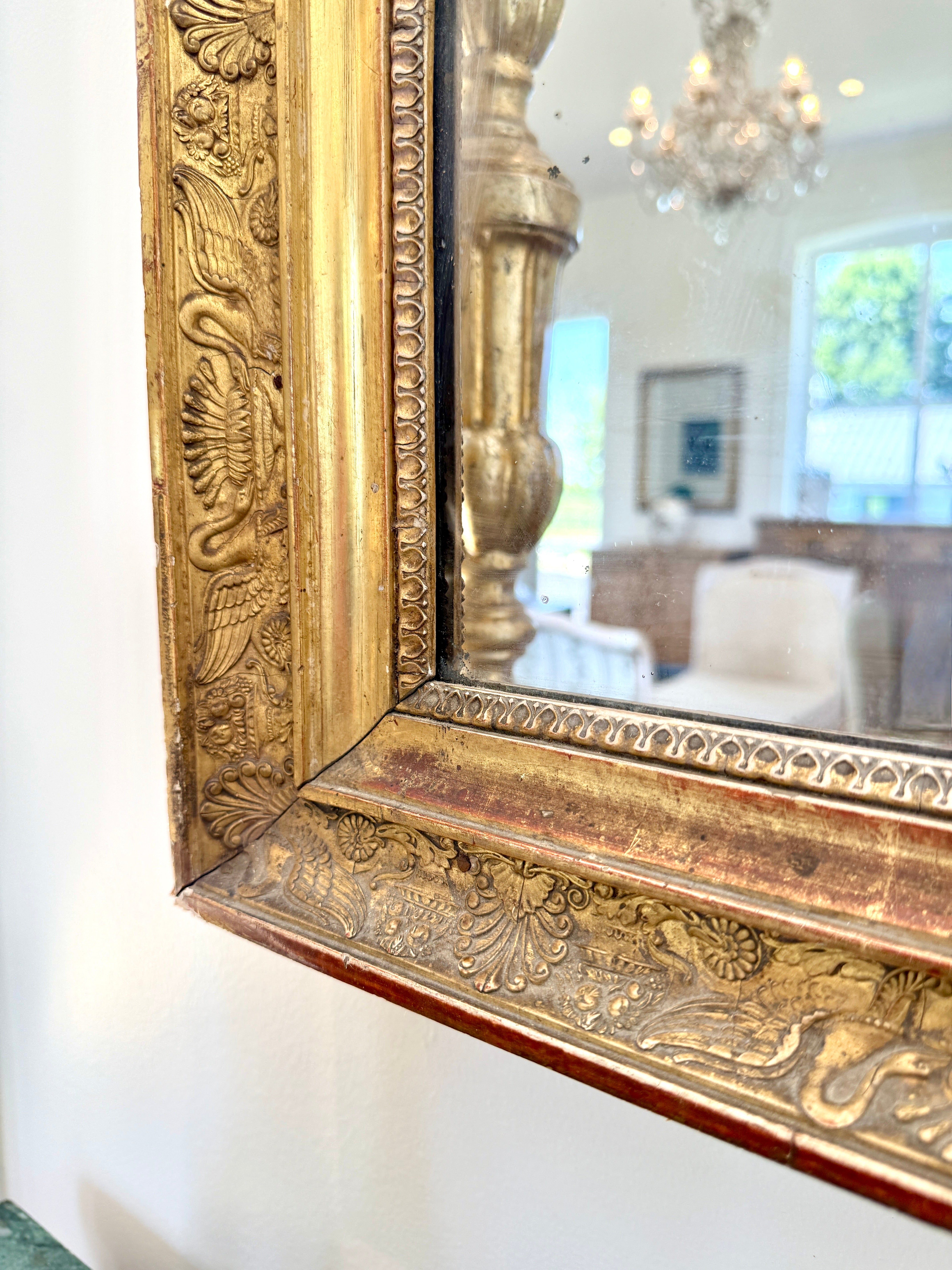 Antique French Mirror Empire Period
