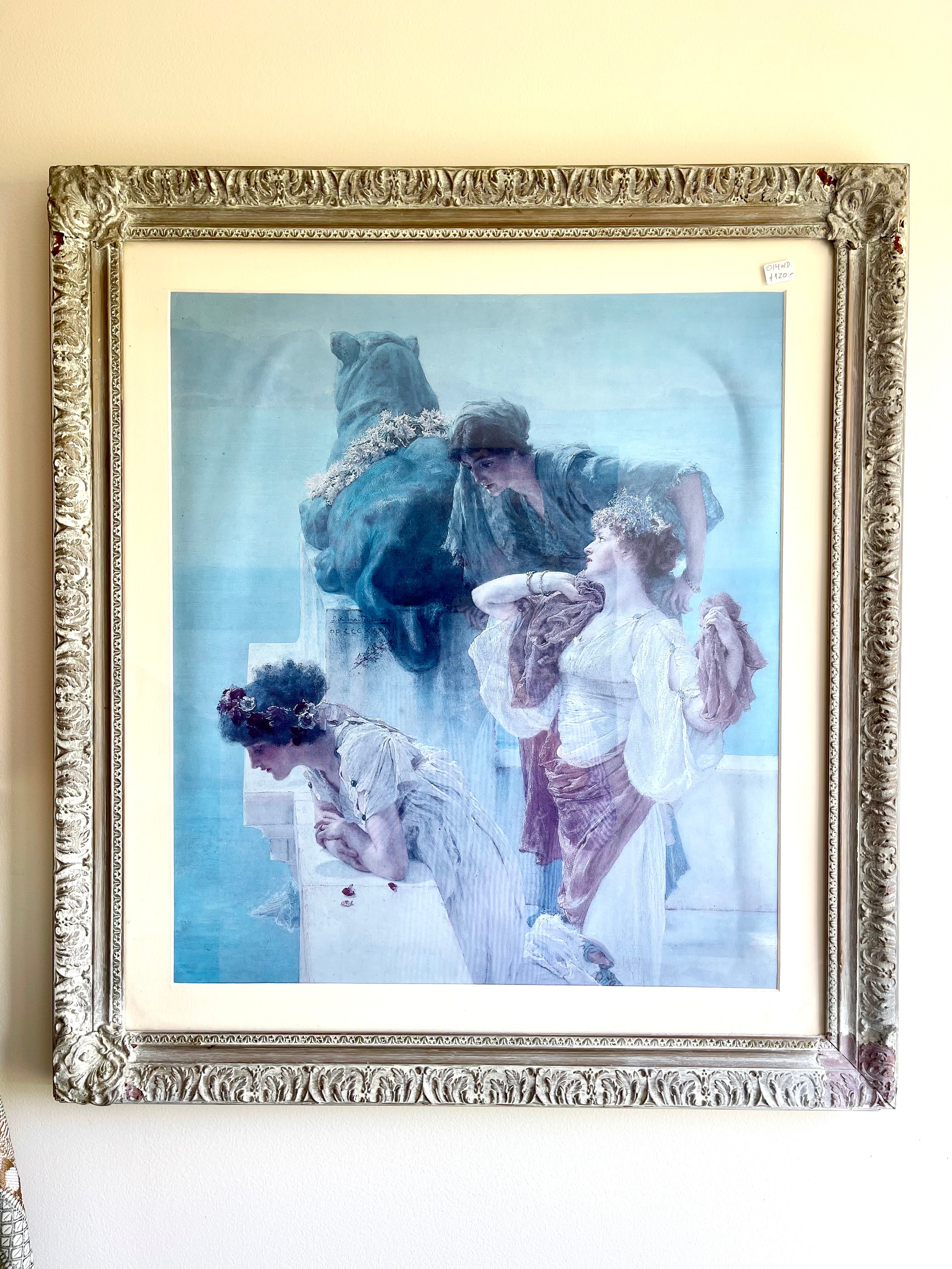 Romantic/ Classic scene Print in Great frame