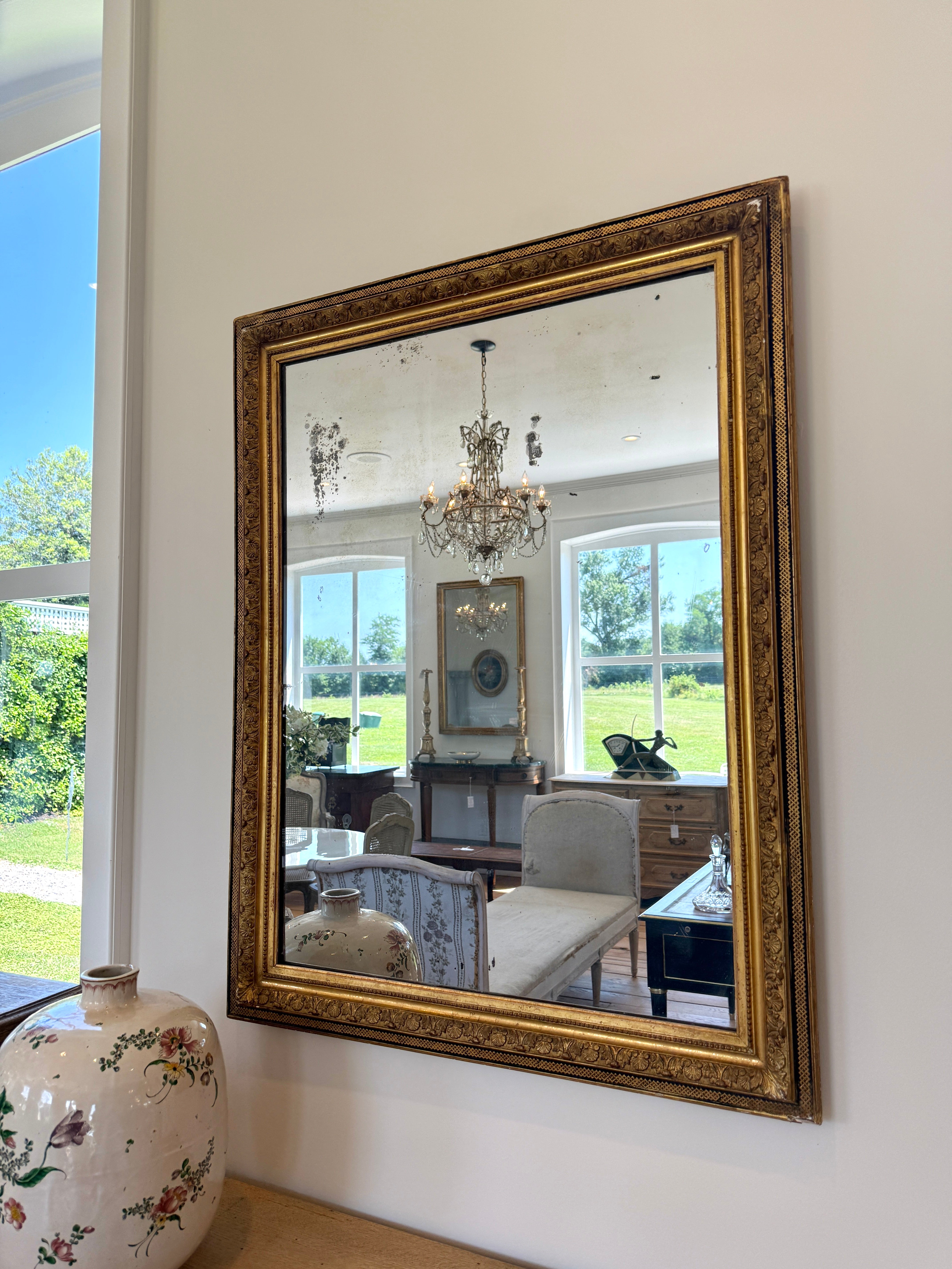 Antique French Mirror Louis XVI, 19th C.