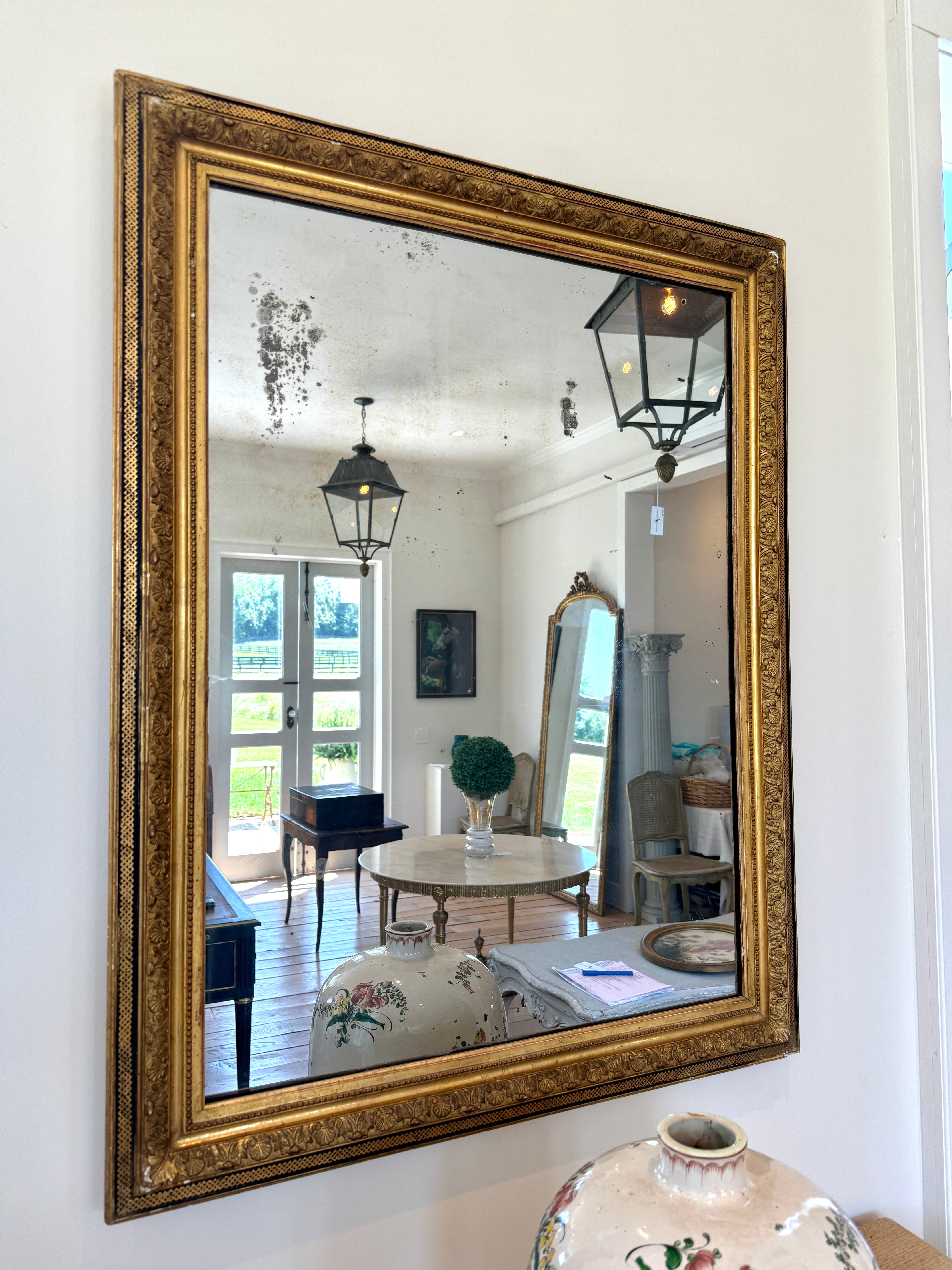 Antique French Mirror Louis XVI, 19th C.