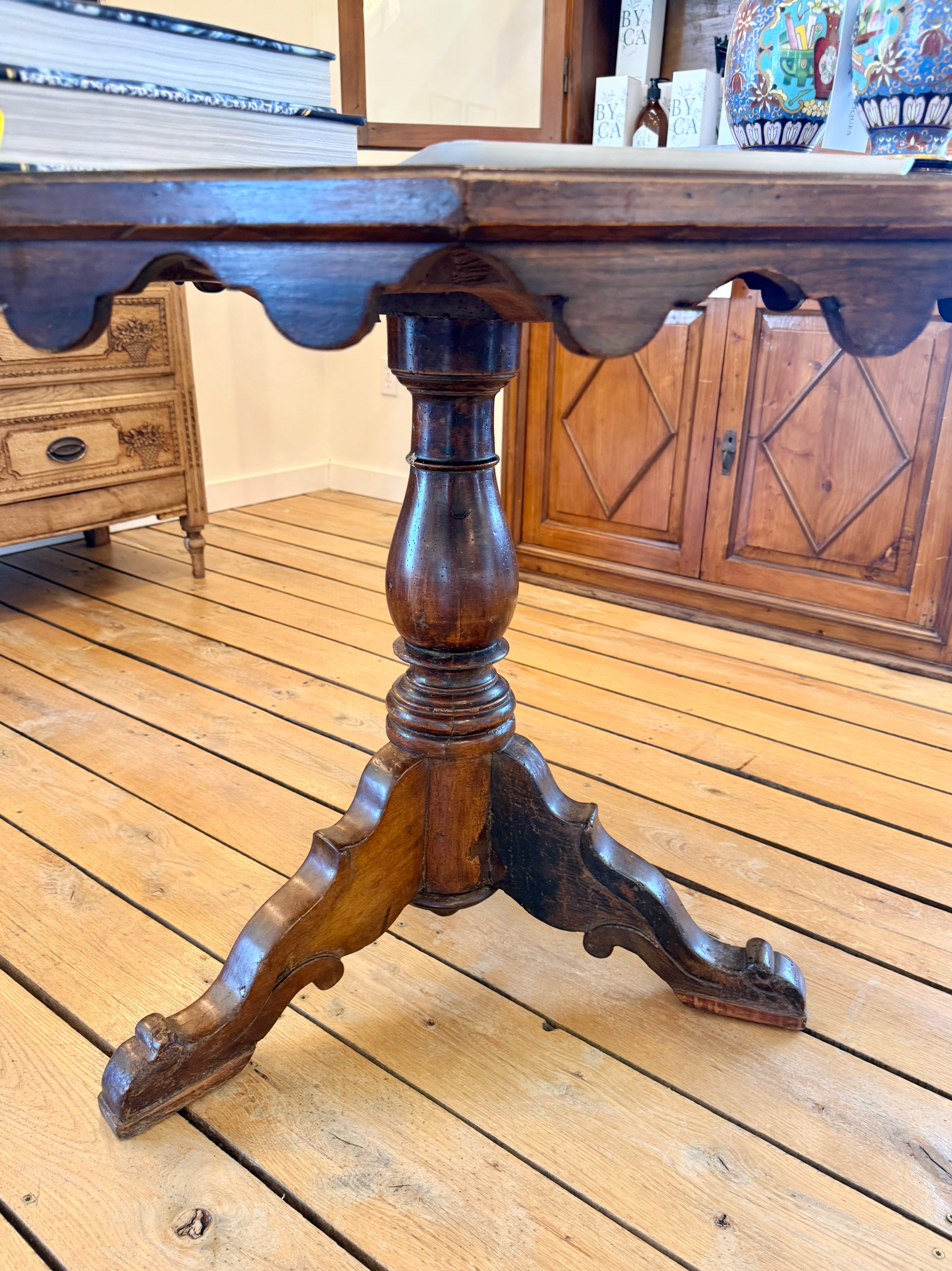 Antique Italian Marquetry Table