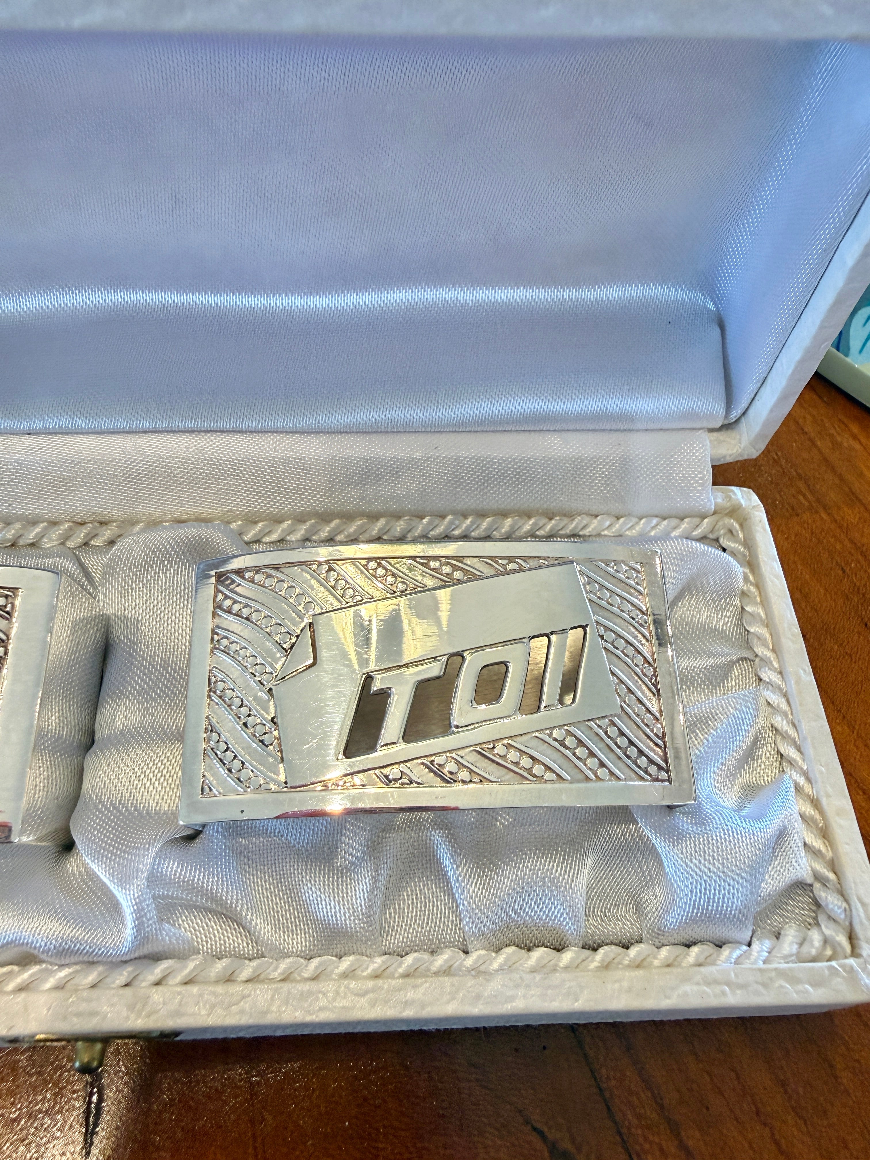 French Art Deco Moi et Toi Napkin holder