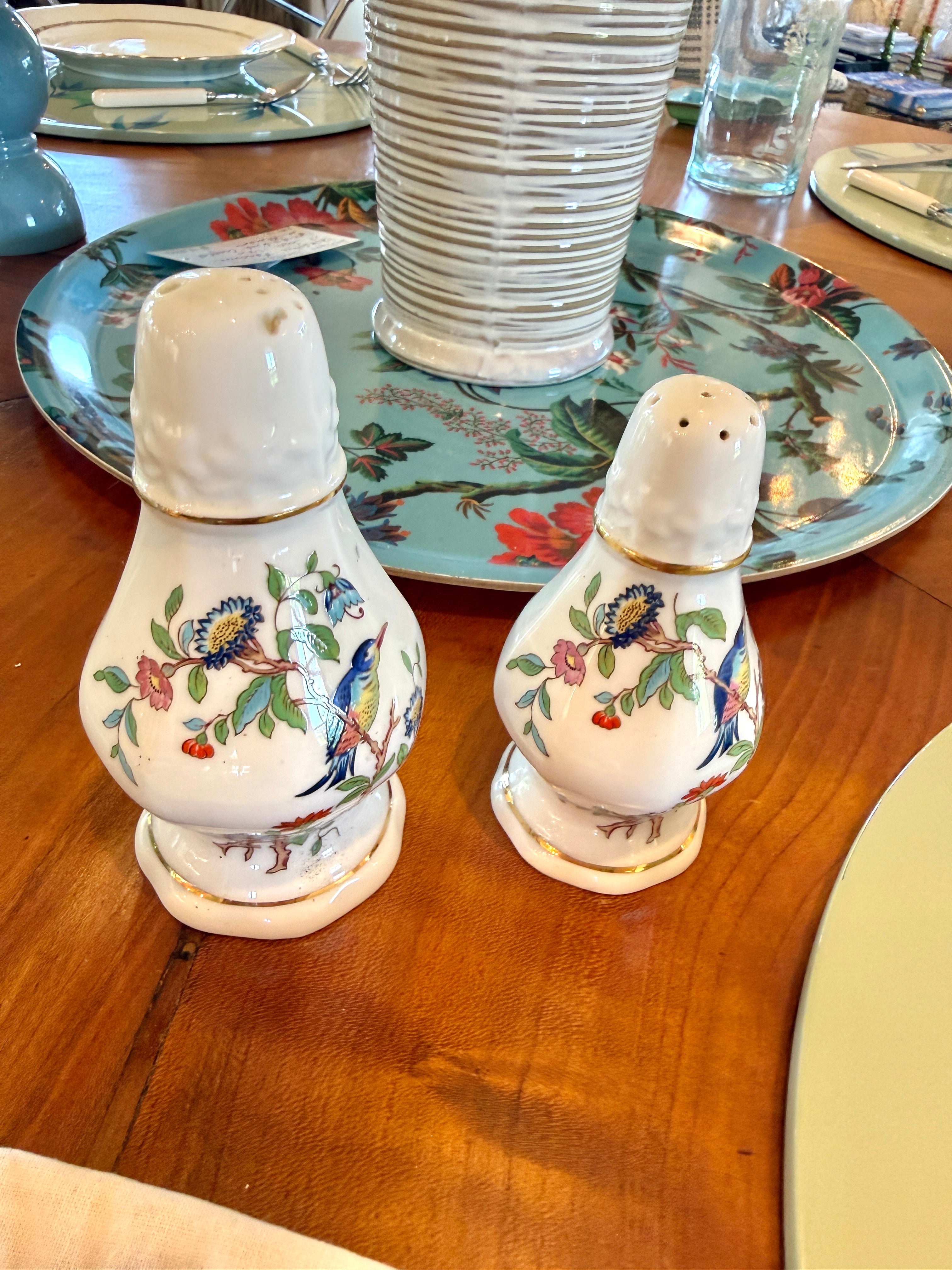 Antique English Salt and Pepper
