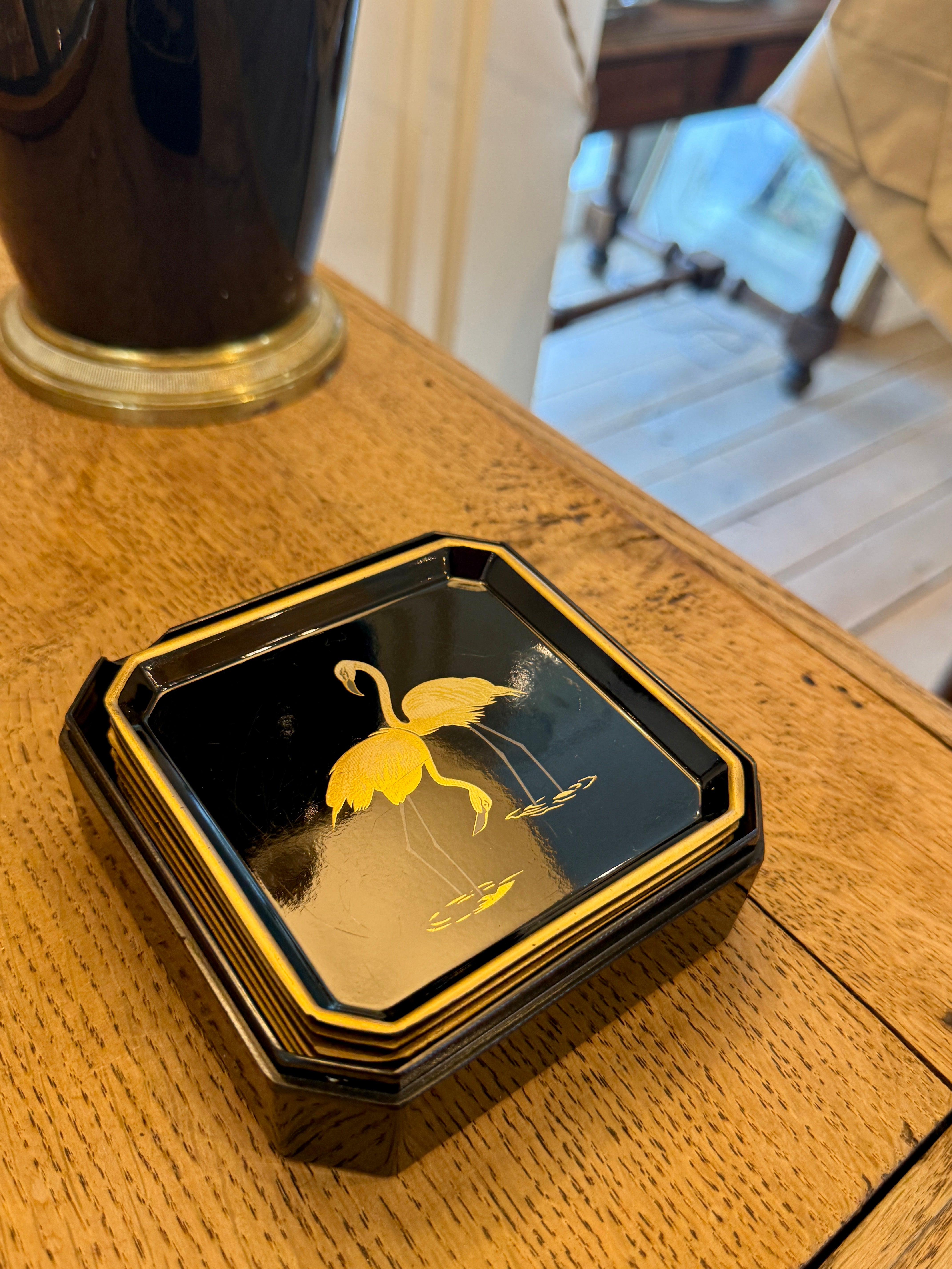 French 1970s Coasters With Box