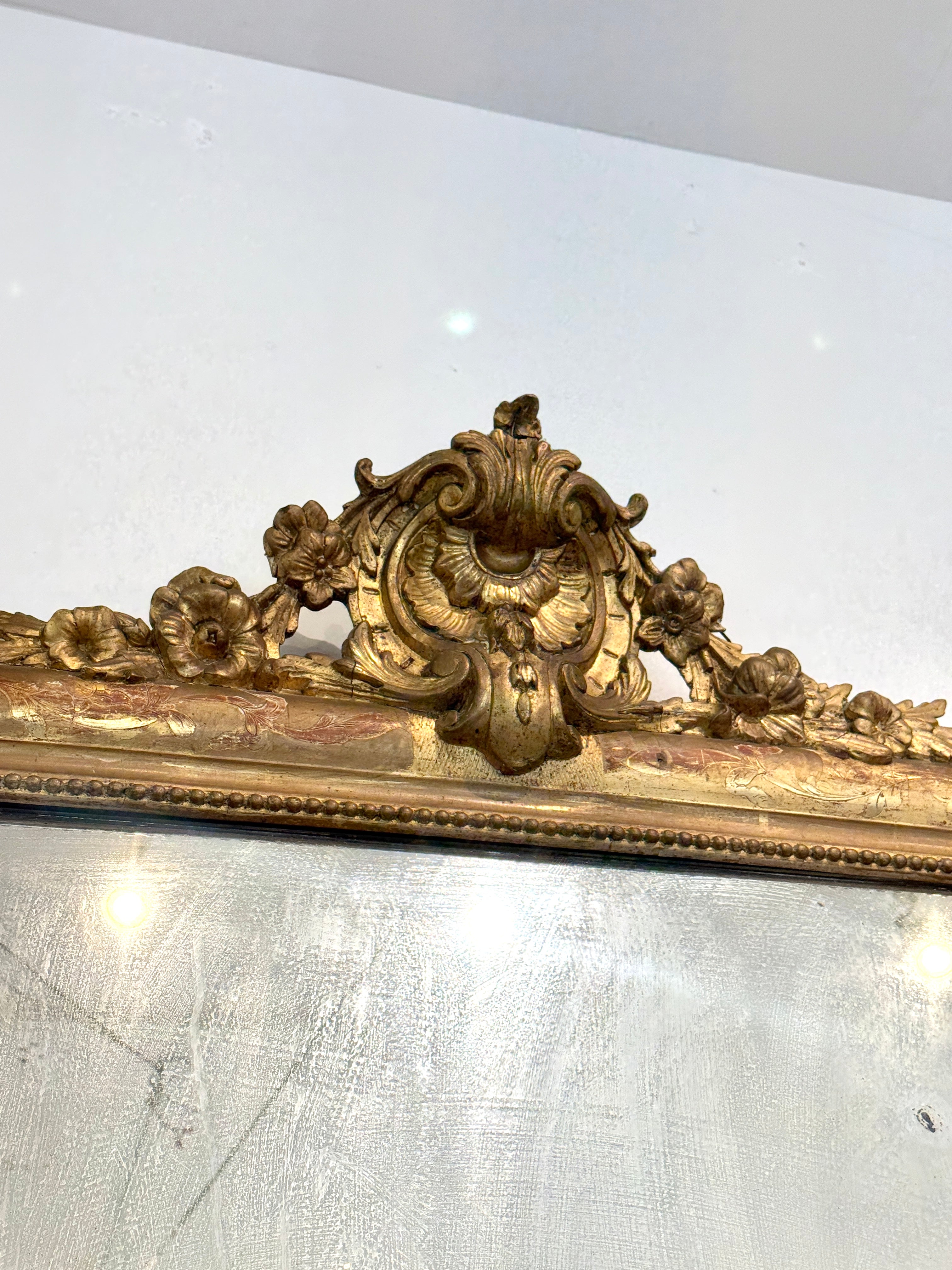 Antique French Mirror, Louis Philippe 19th C.