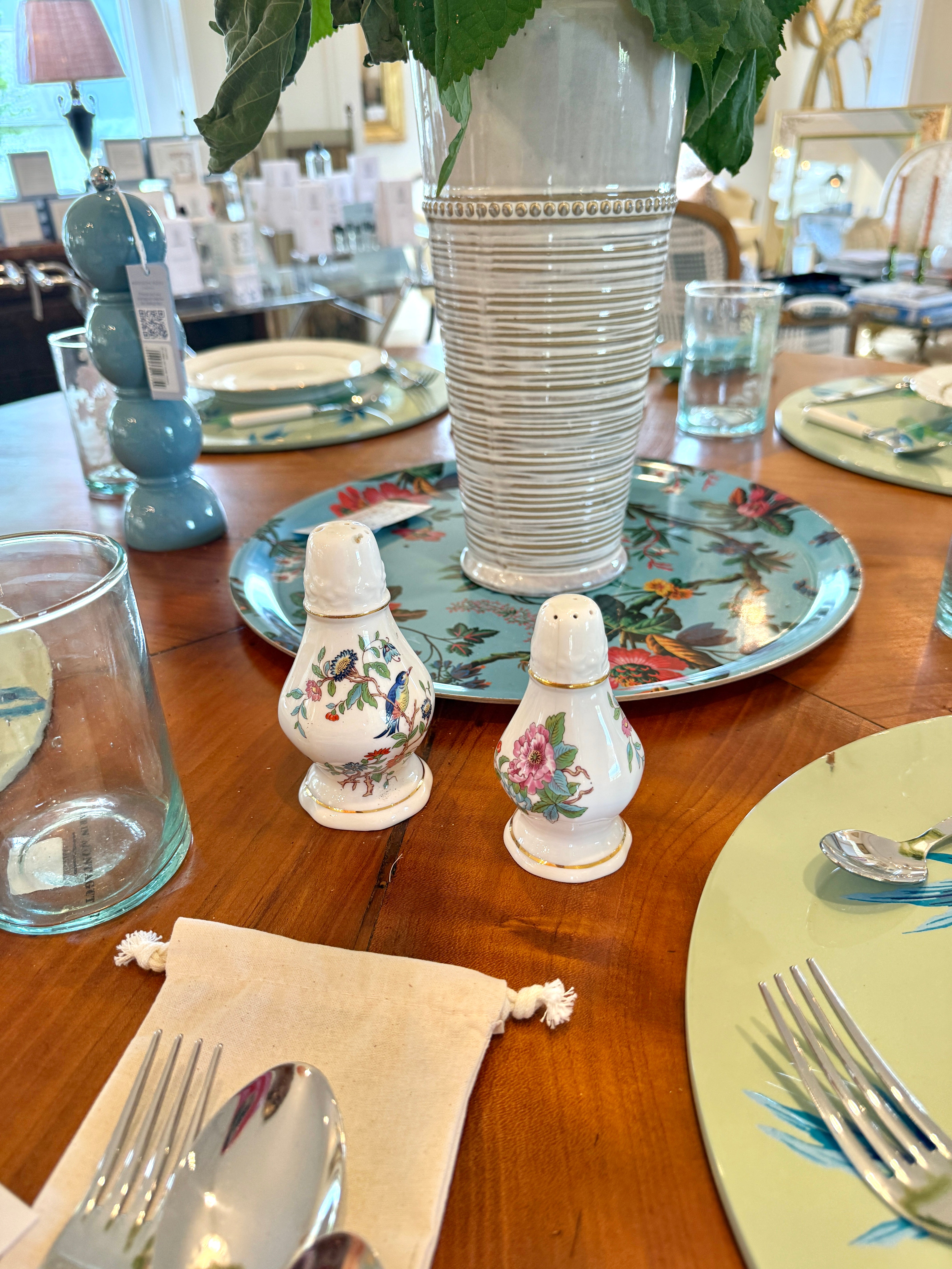 Antique English Salt and Pepper