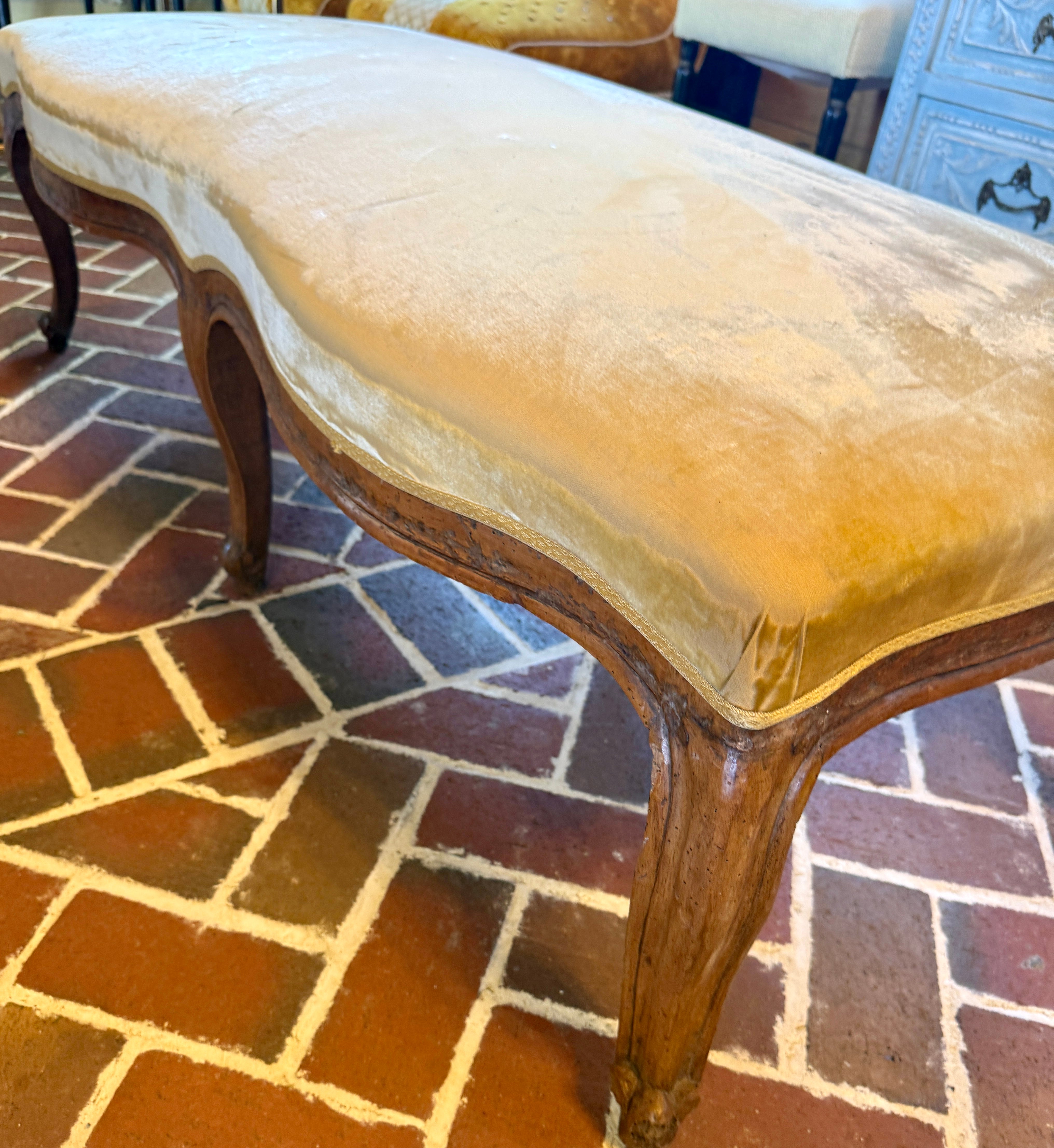 Antique Italian Bench Louis XV