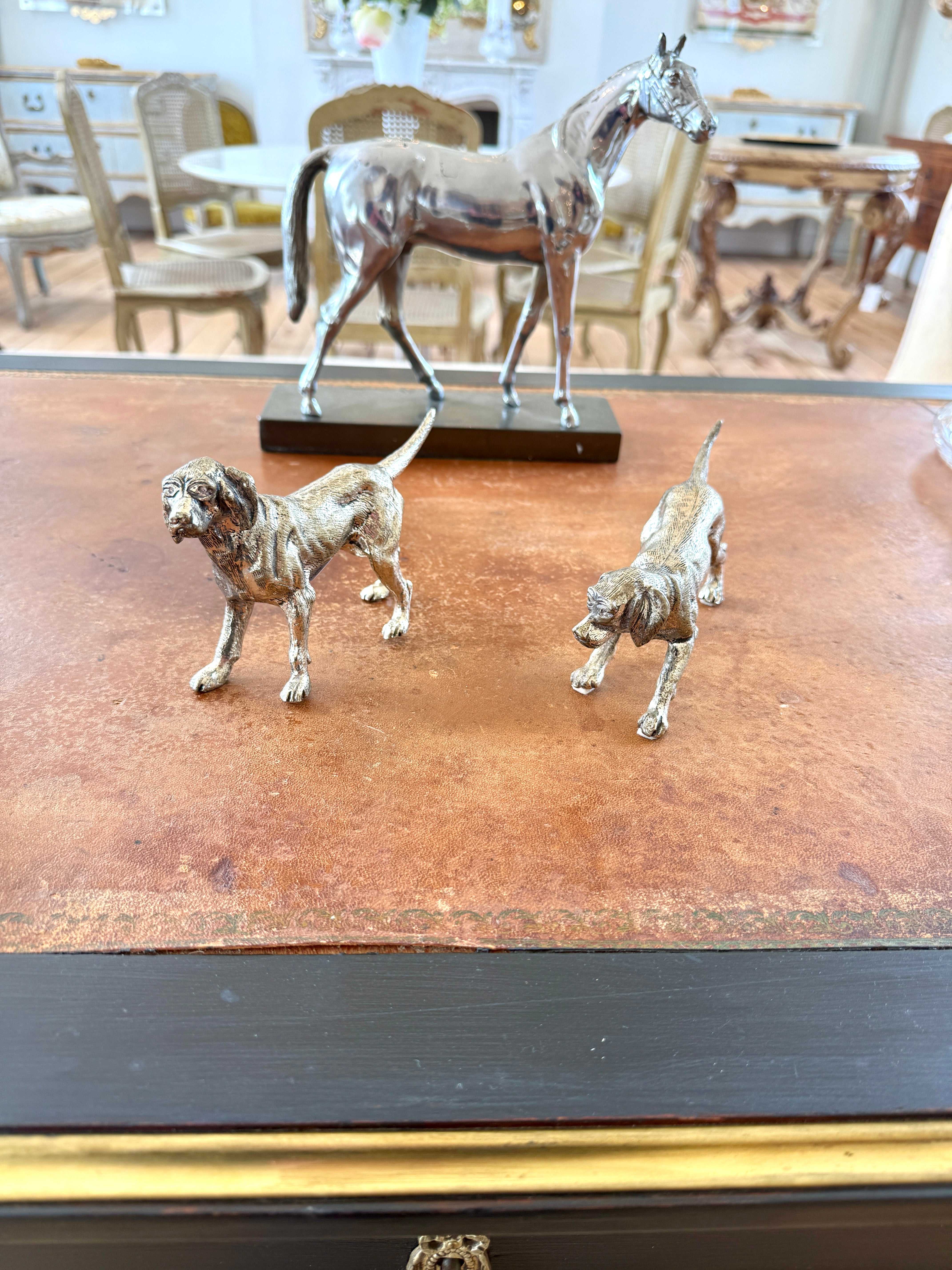 Pair of Vintage Dogs