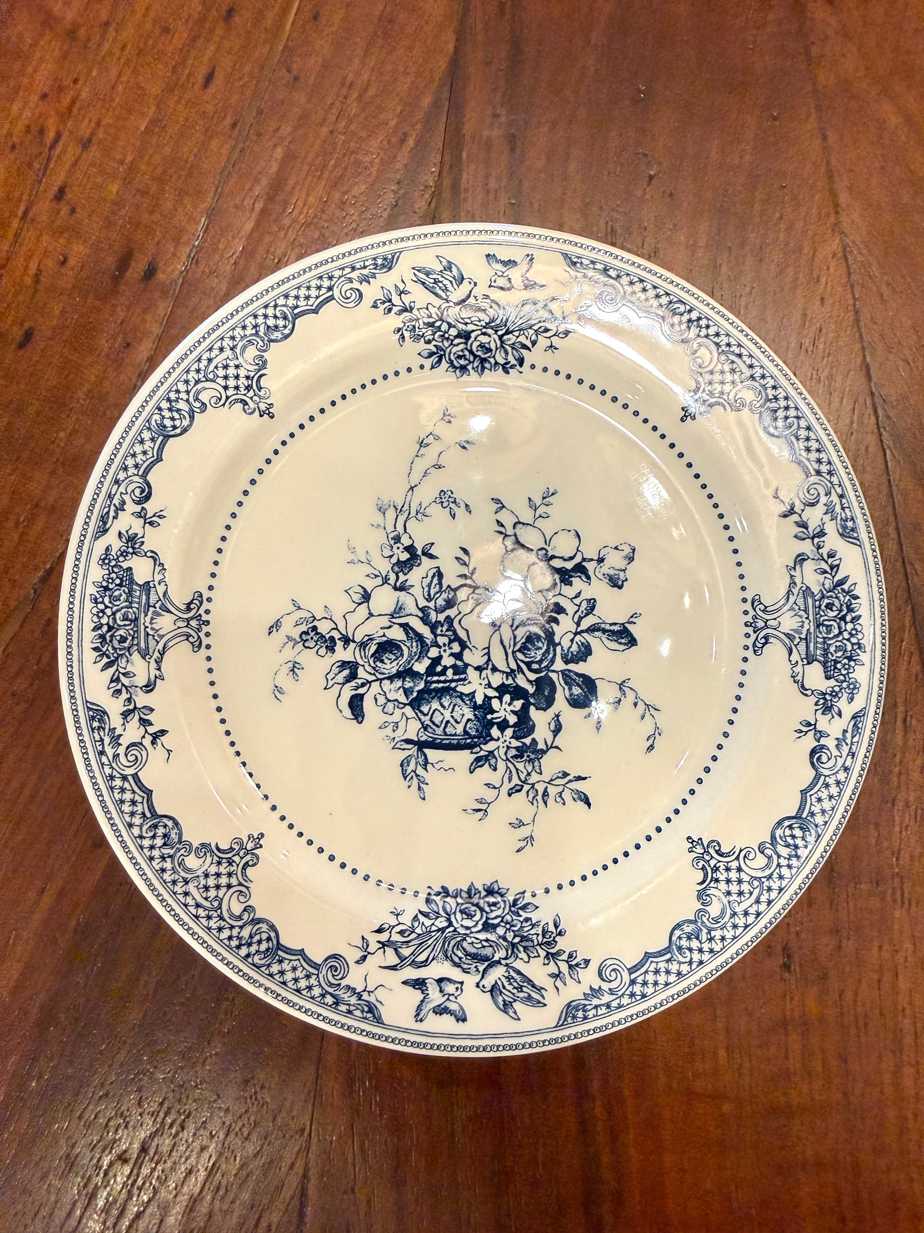 French Gien Plate