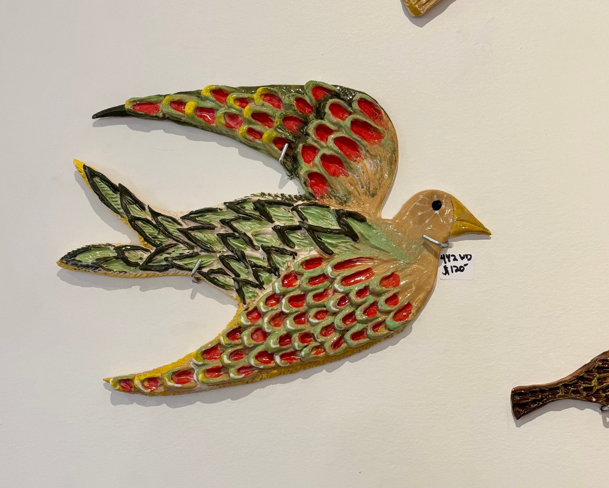 Large Ceramic Handmade Bird