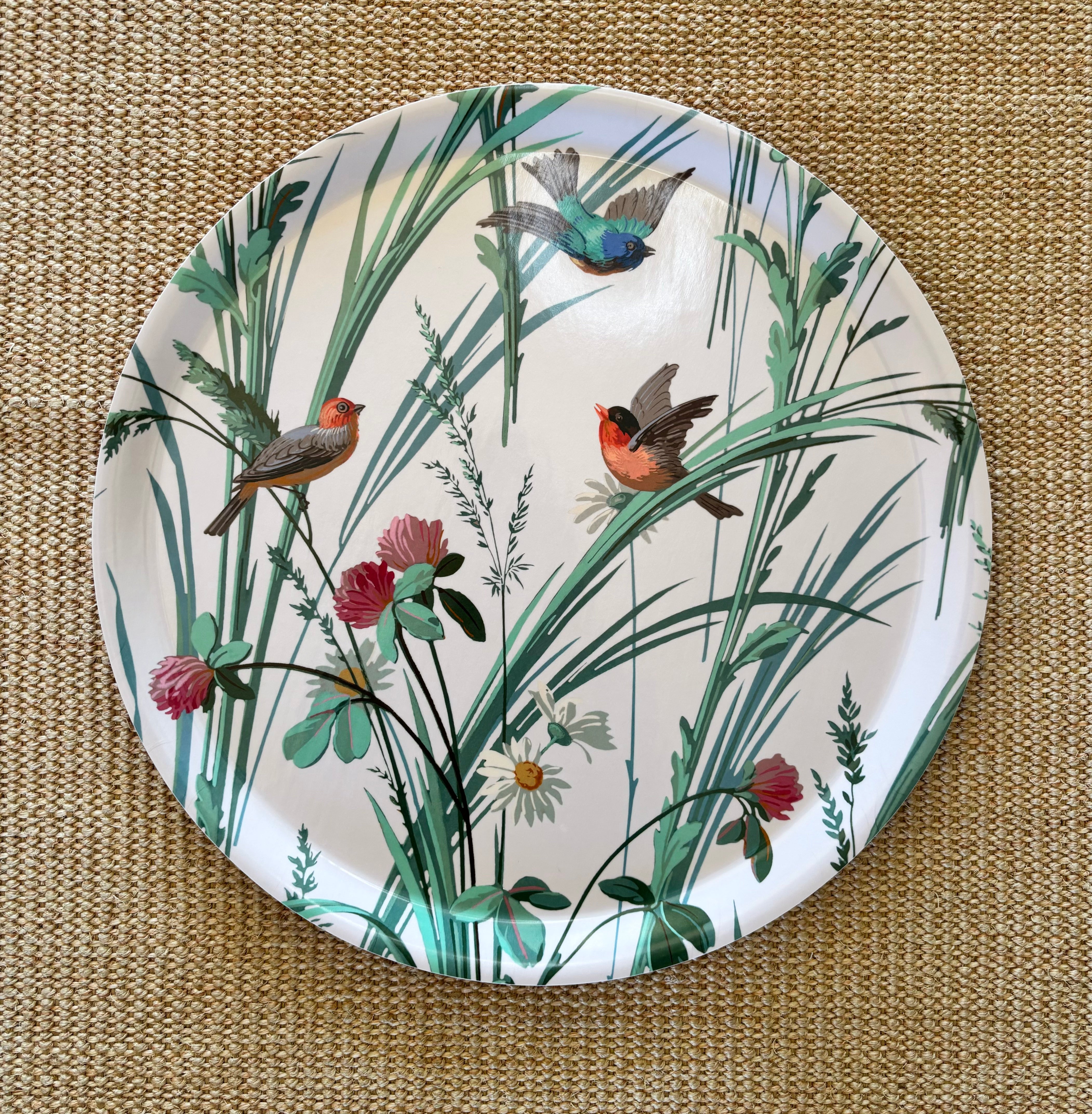 French Garden Round Tray