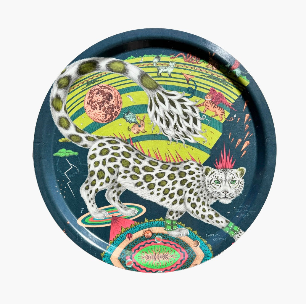 Medium Tray Snow Leopard/Forest