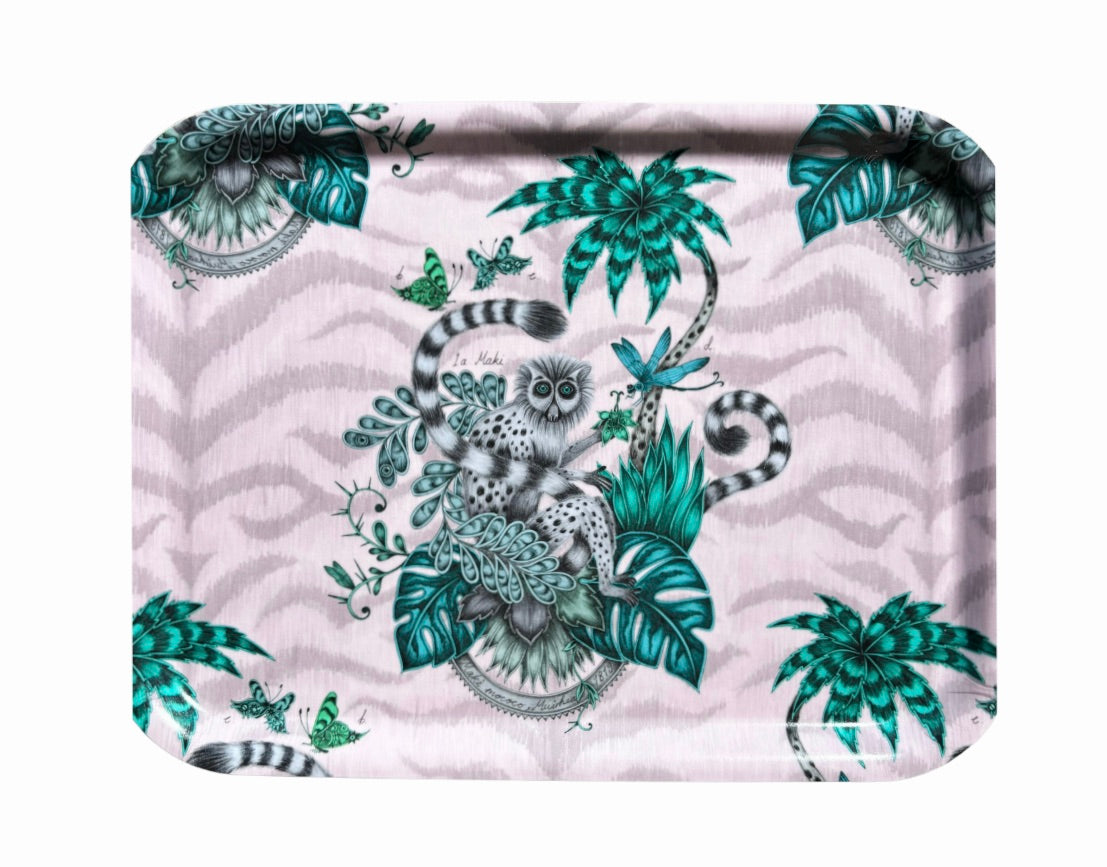 Small Tray Lemur/Pink