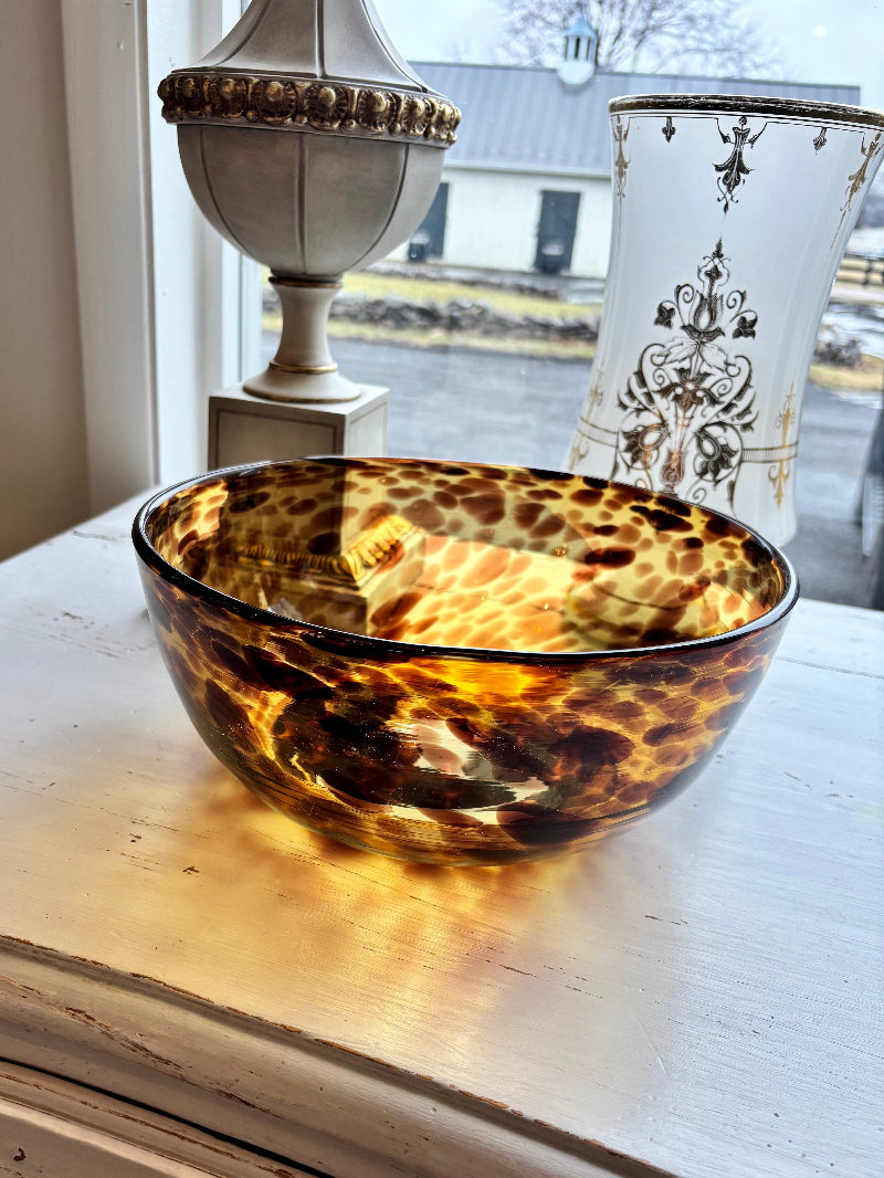 Christian Dior Glass Salad Bowl