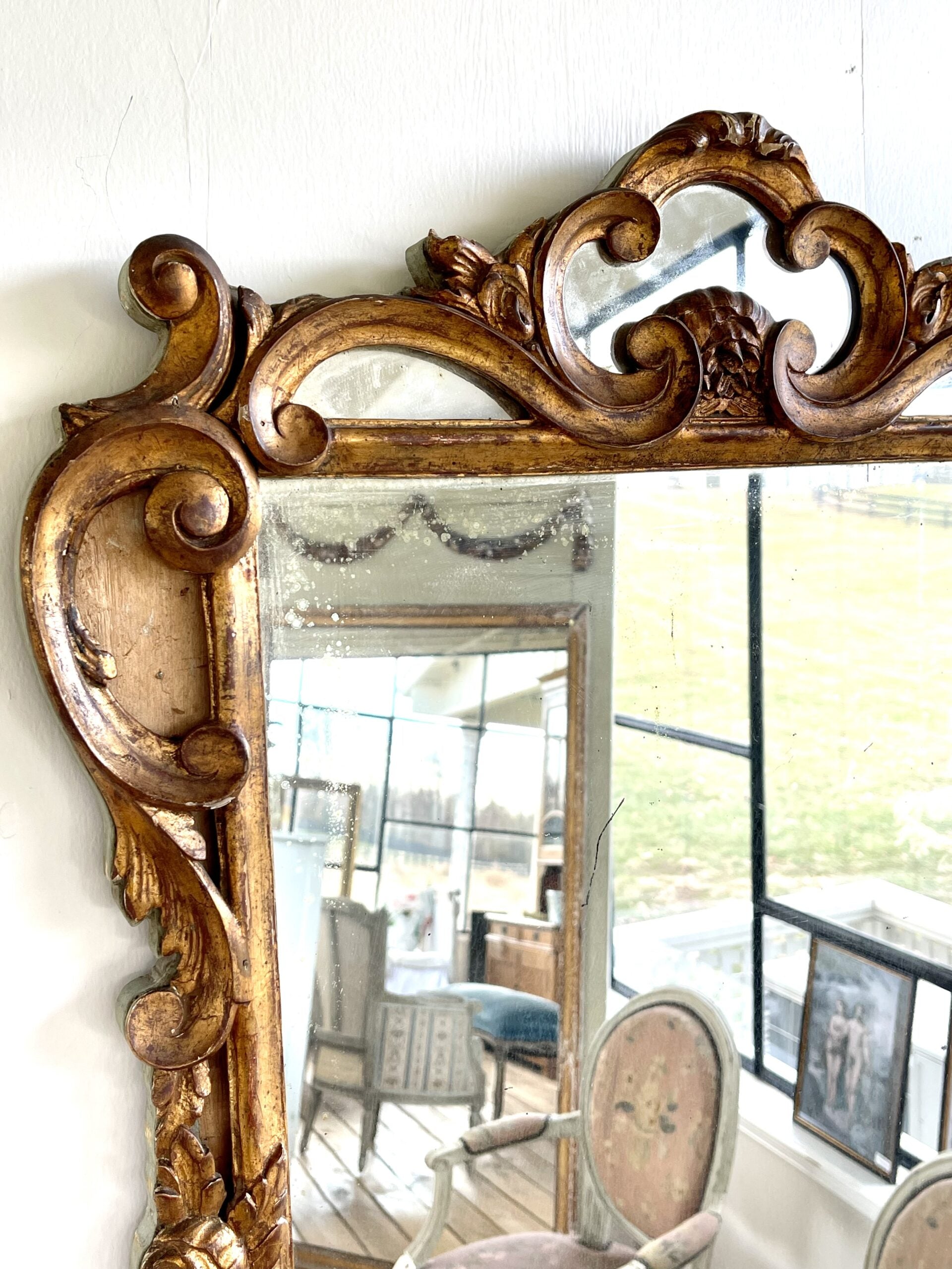 108WD LXV Gilded Mirror5