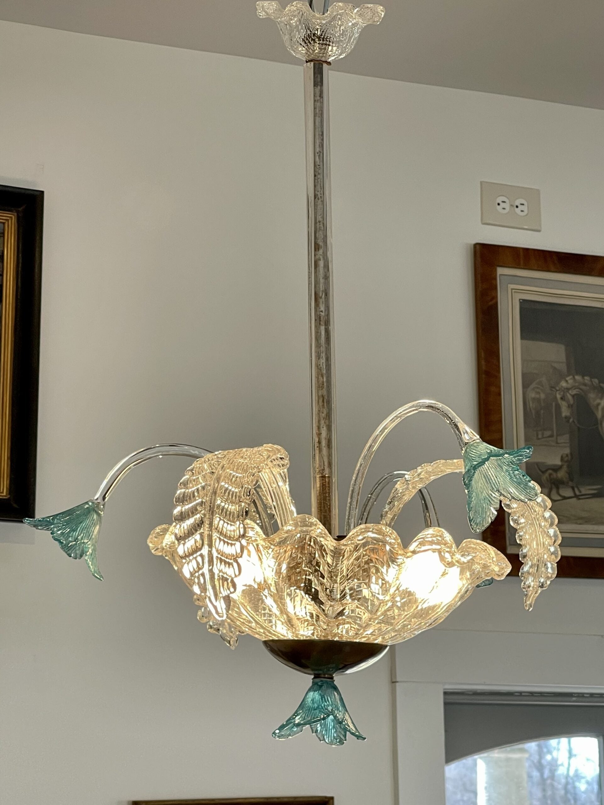 217LI Murano Chandelier1