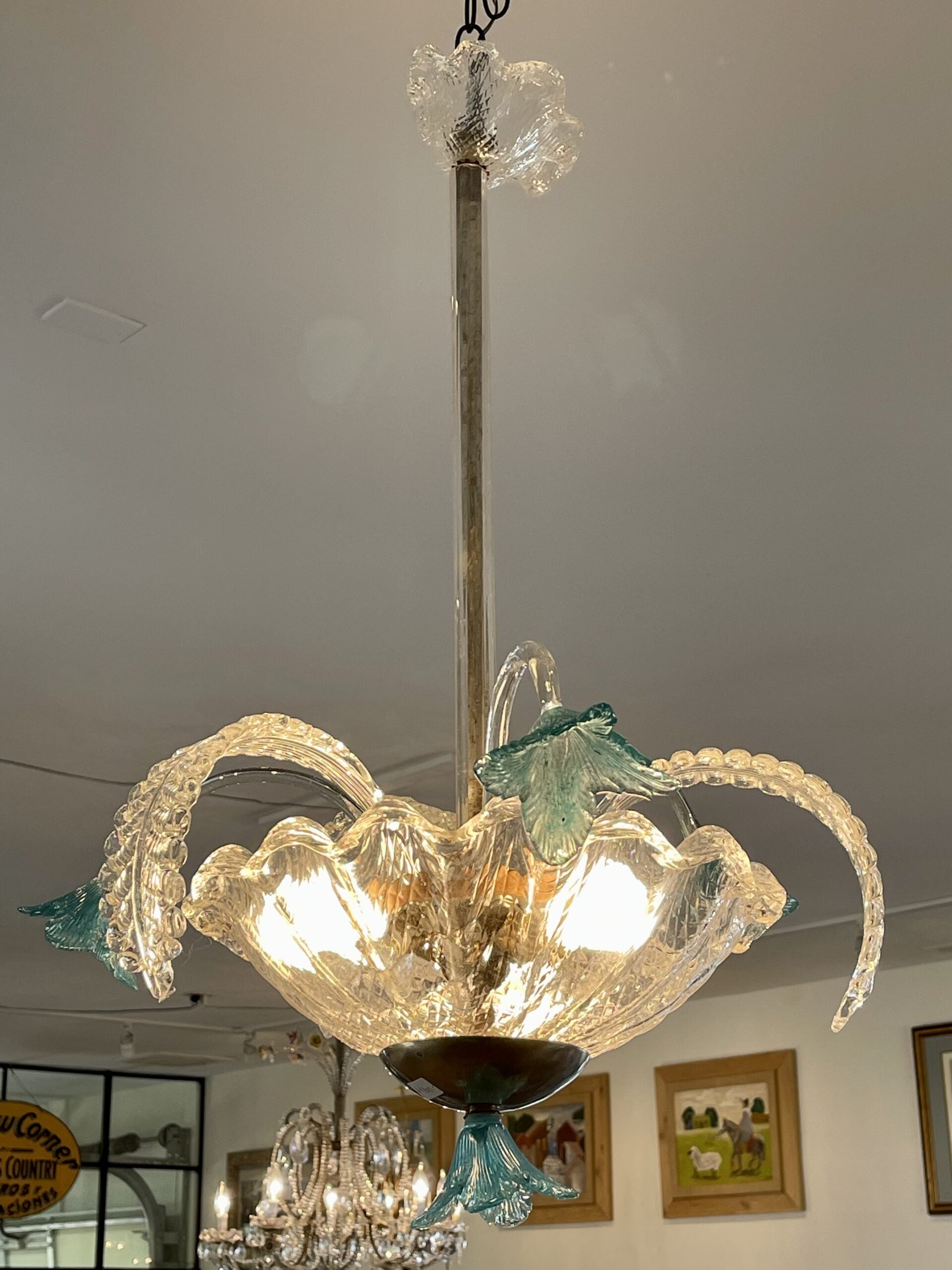 217LI Murano Chandelier2