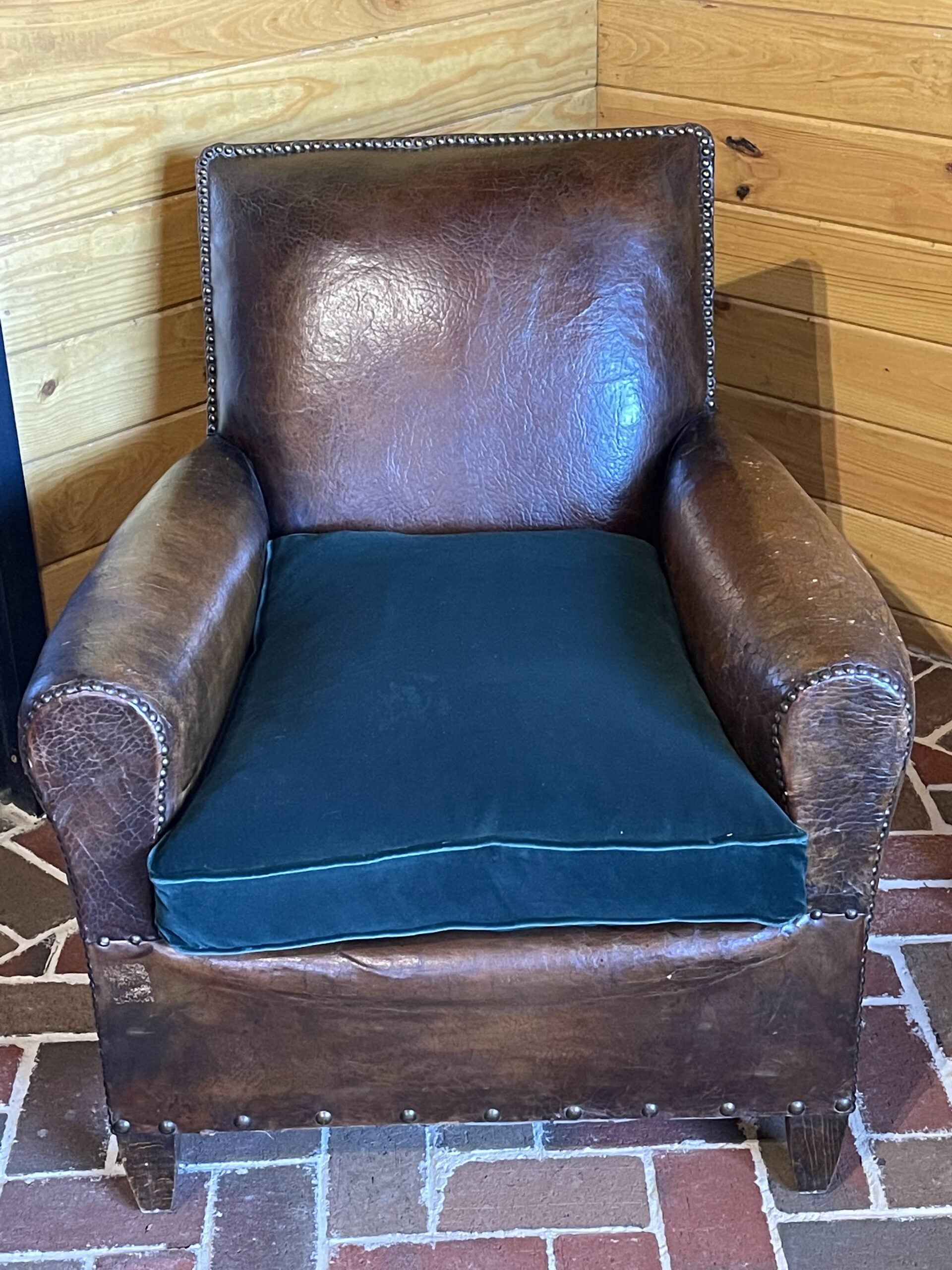 275FULeatherGreenVelvetChairs2