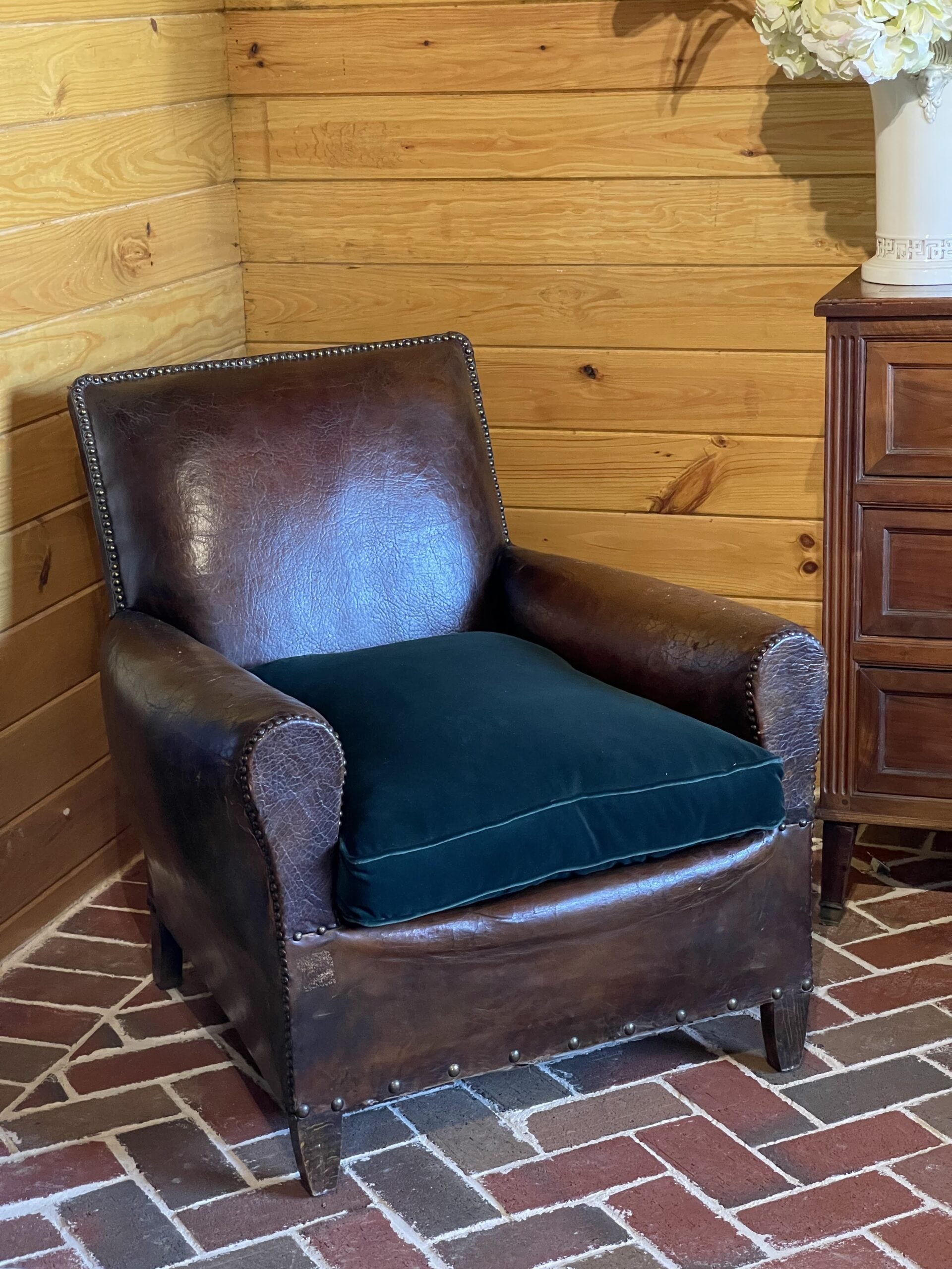 275FULeatherGreenVelvetChairs3