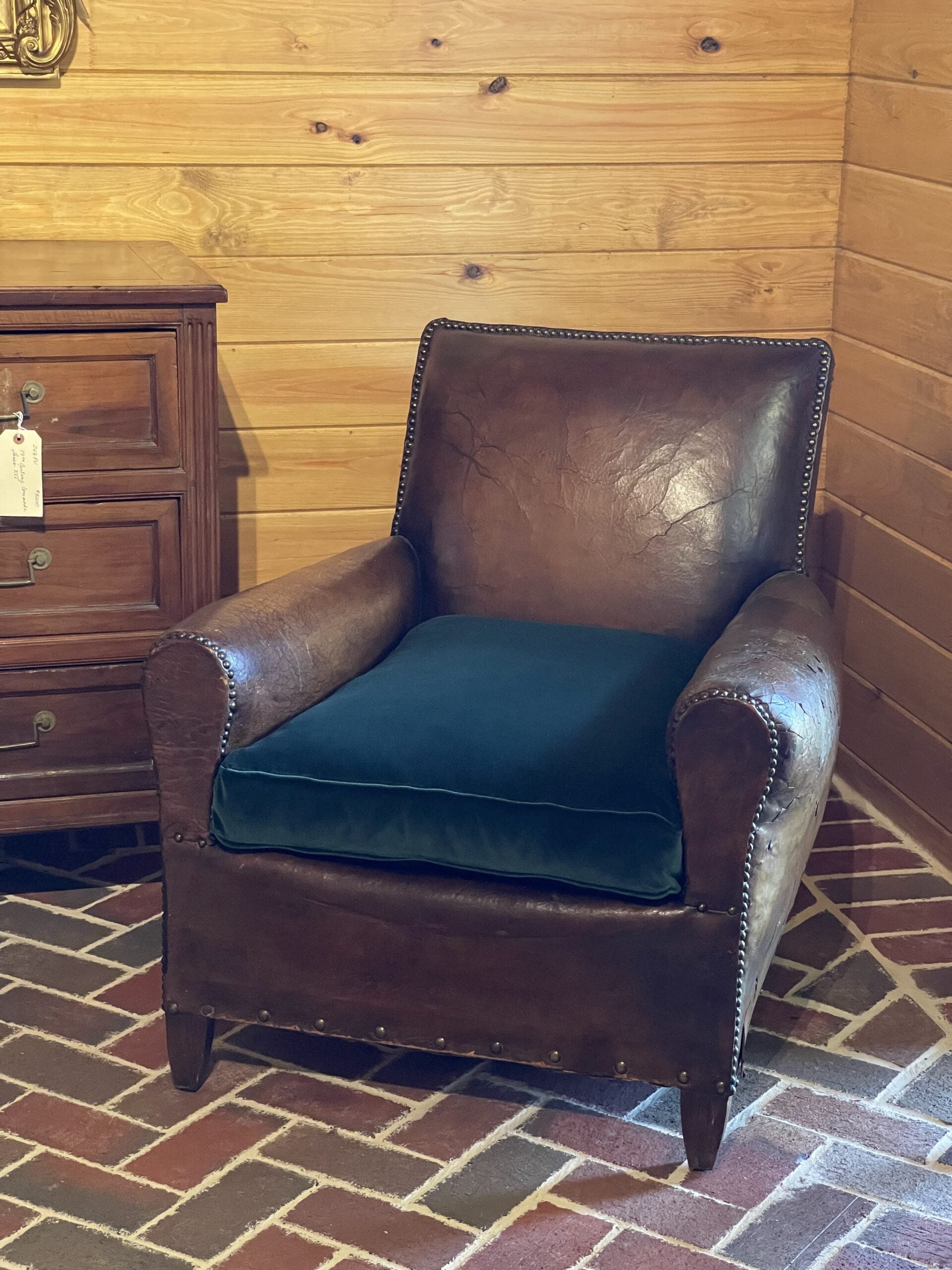 275FULeatherGreenVelvetChairs4