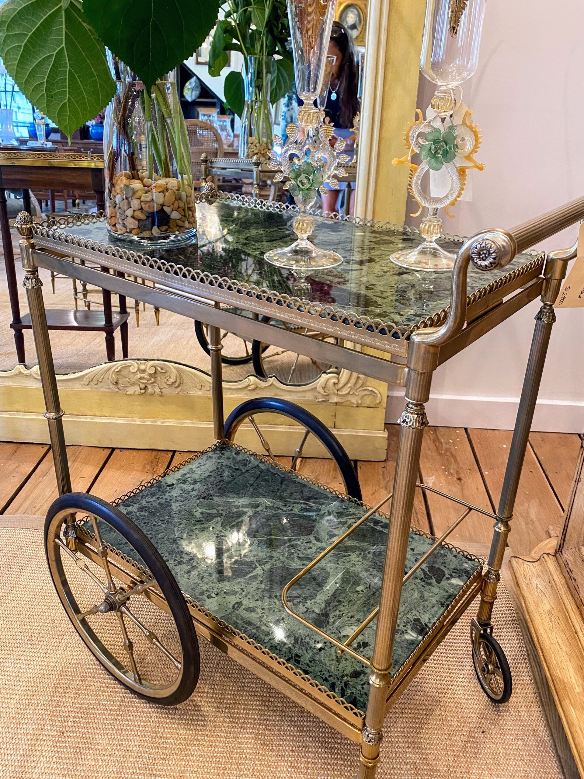 315FUBronzeMarbleBarCart4