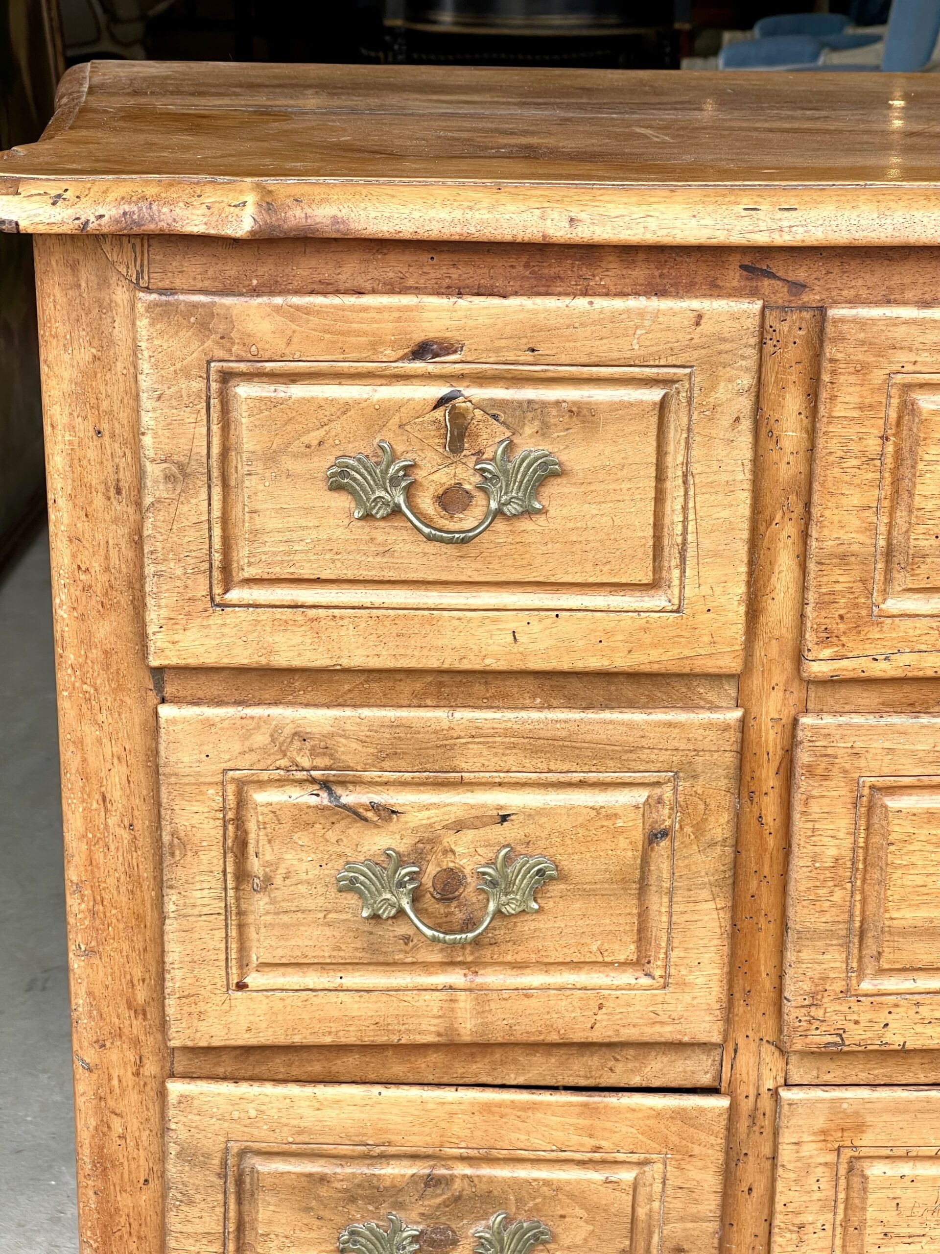 Antique French Louis XV Walnut Dresser