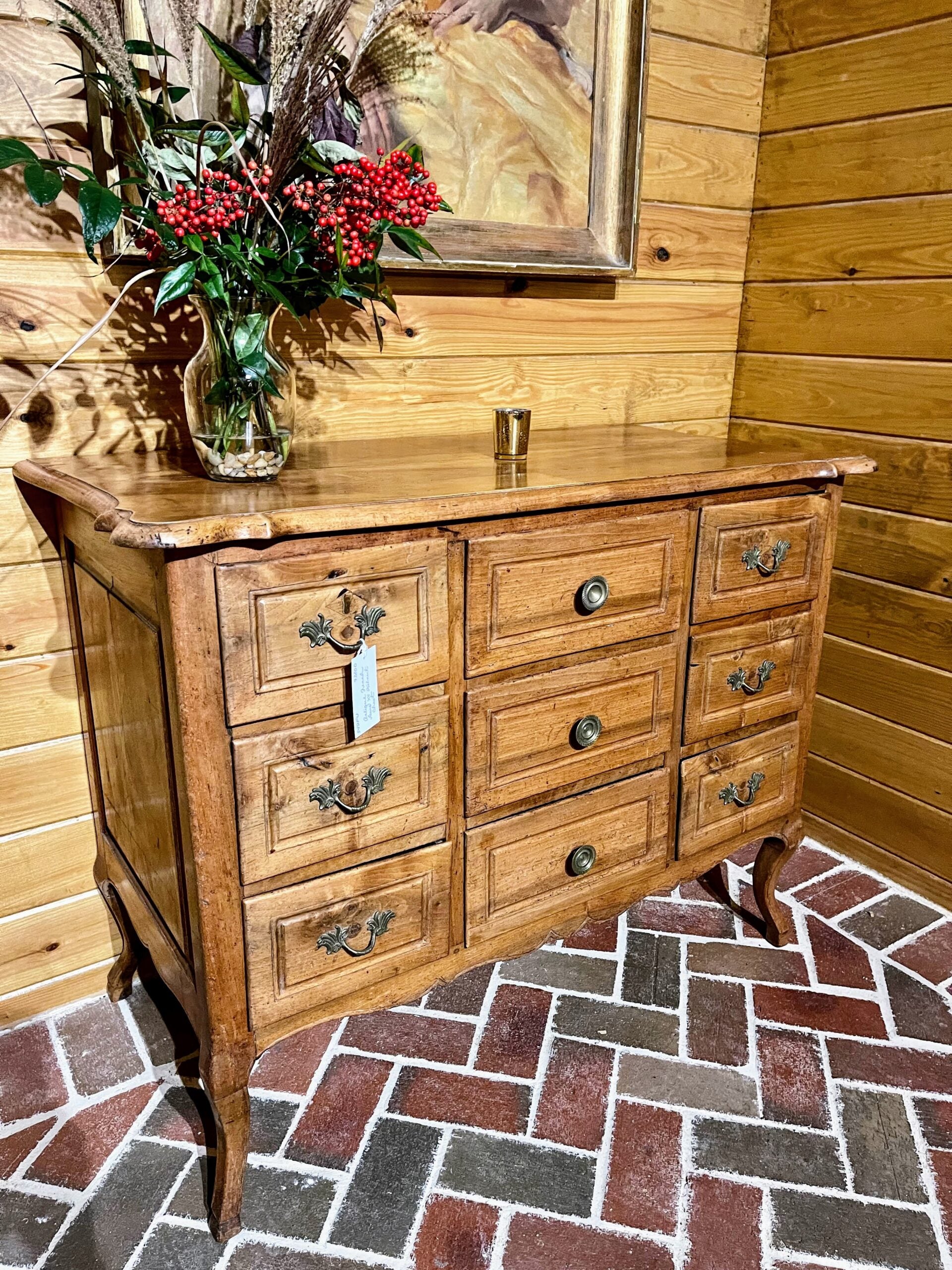 Antique French Louis XV Walnut Dresser Antique French Louis XV Walnut Dresser