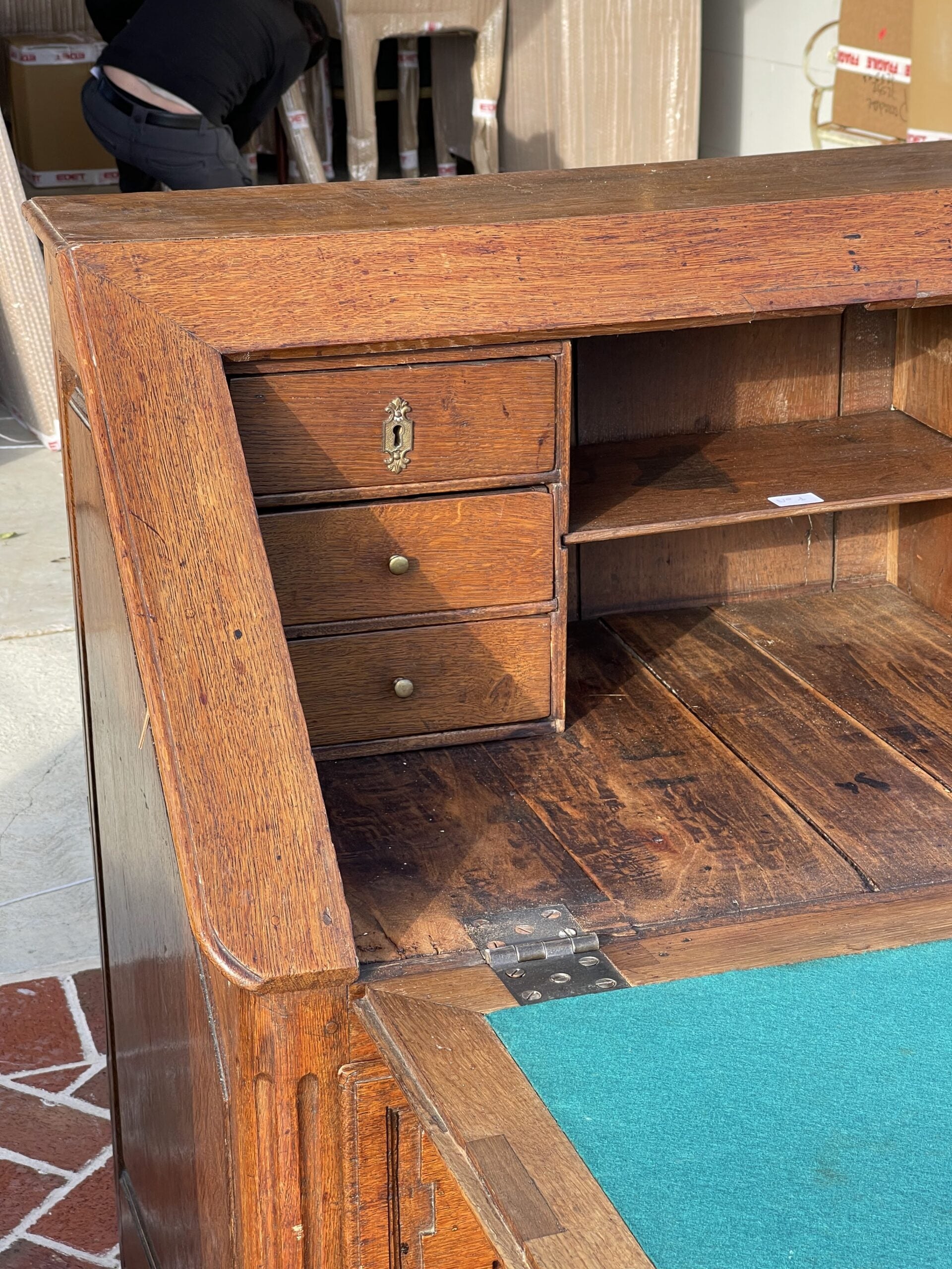 Antique Oak Secretary