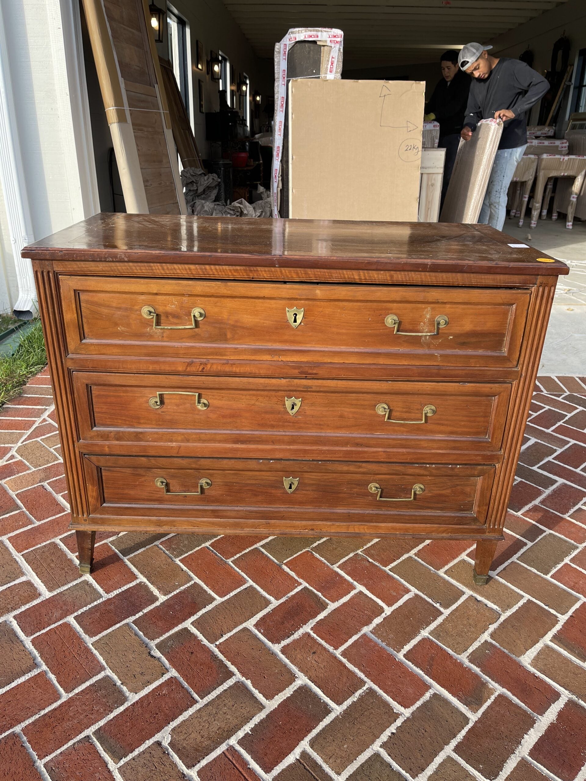 Antique French 19th Century Dresser Louis XVI Antique French 19th Century Dresser Louis XVI