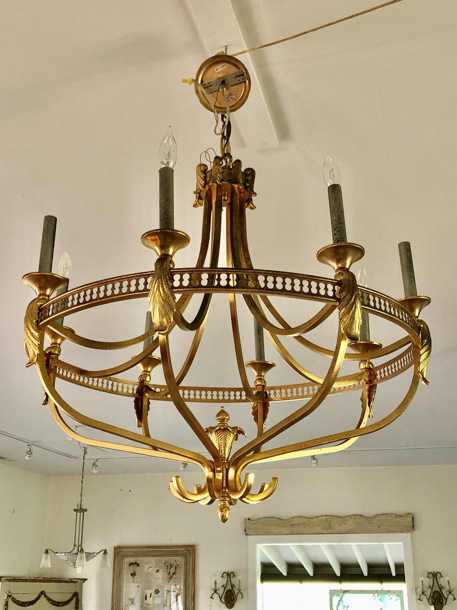 Gilded Chandelier1