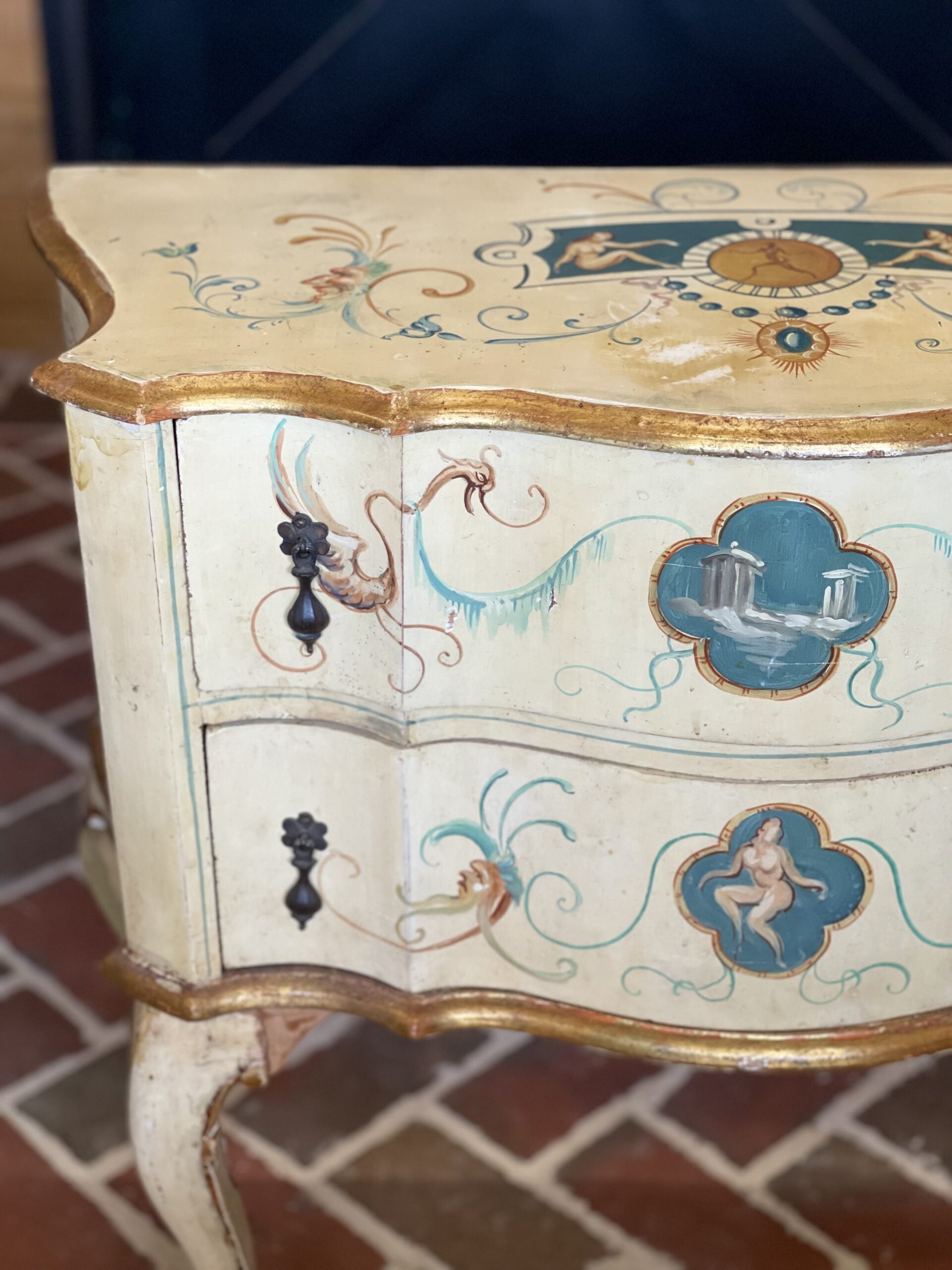 Handpainted Italian Dresser