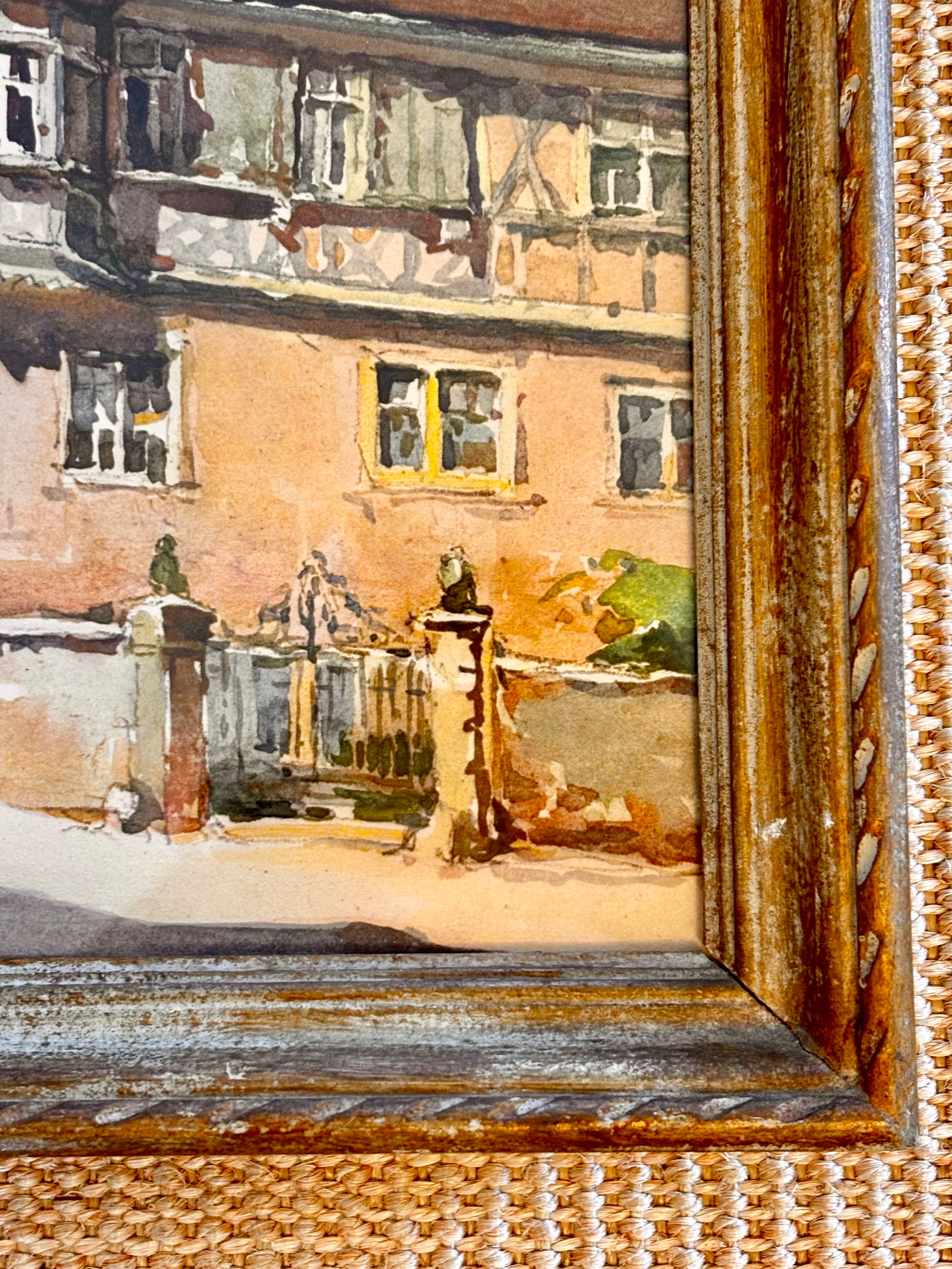 French Aquarelle Composition