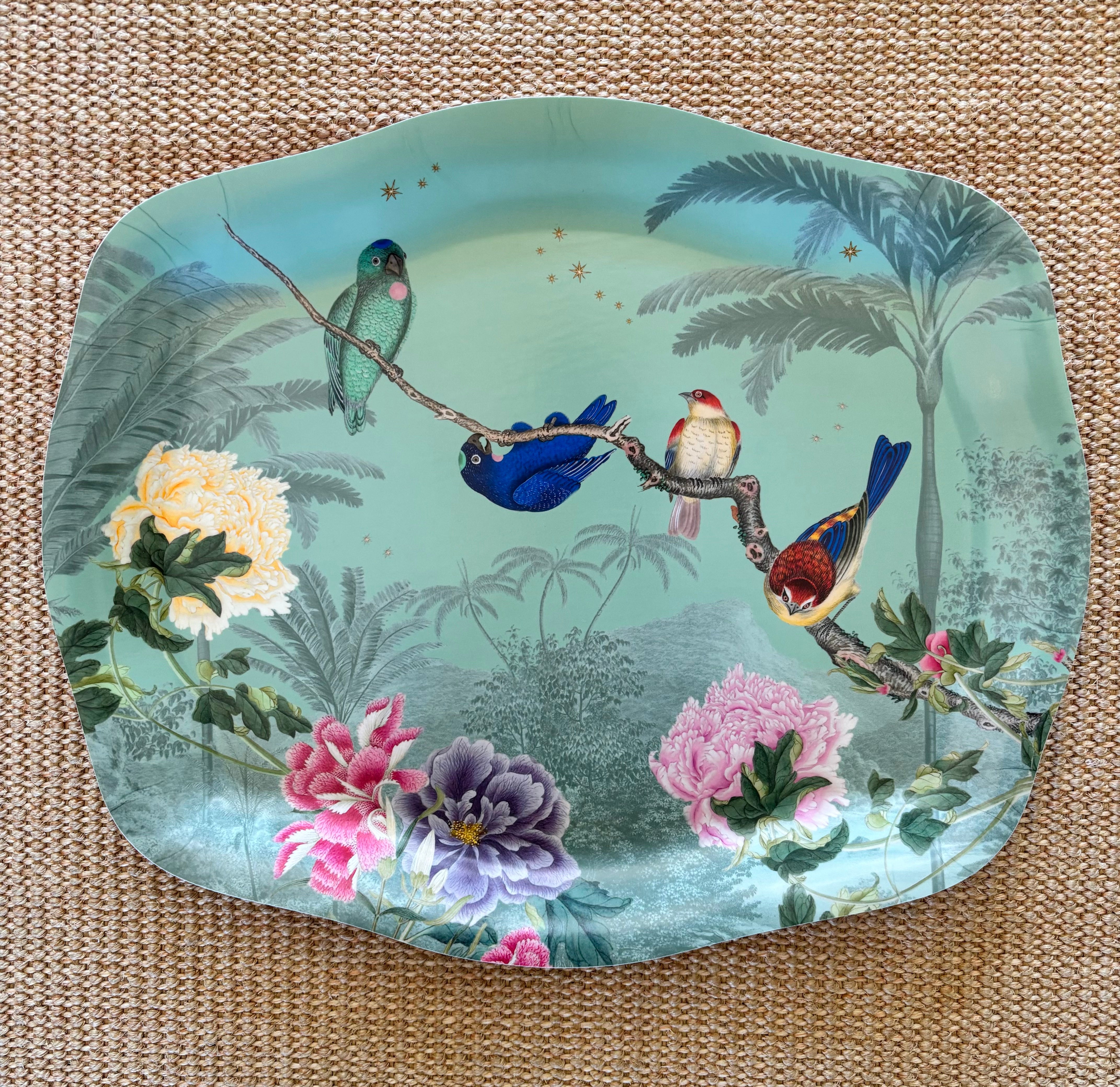 Rococo Birdies Tray by Paradisio
