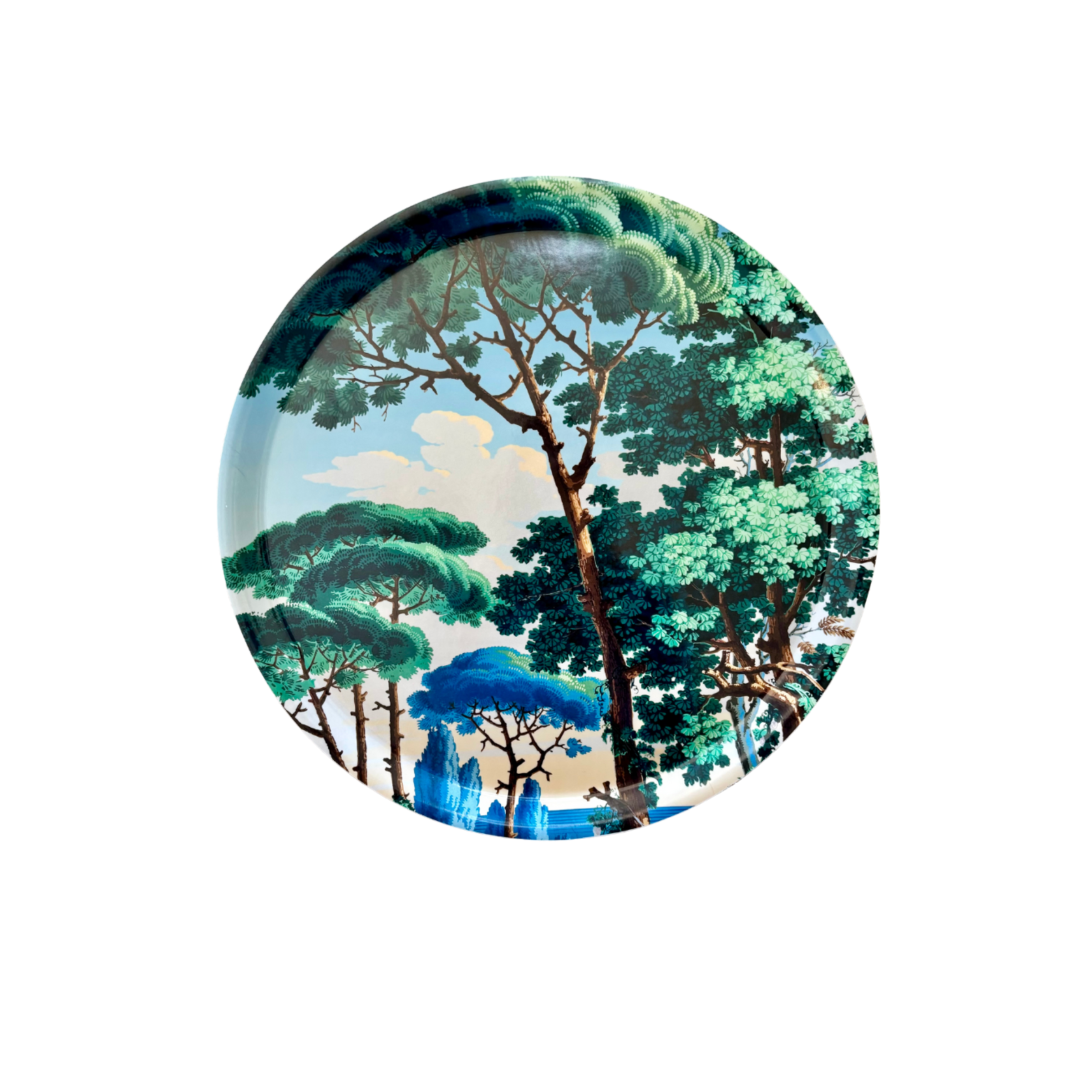 Mediterranean Round Tray by Paradisio
