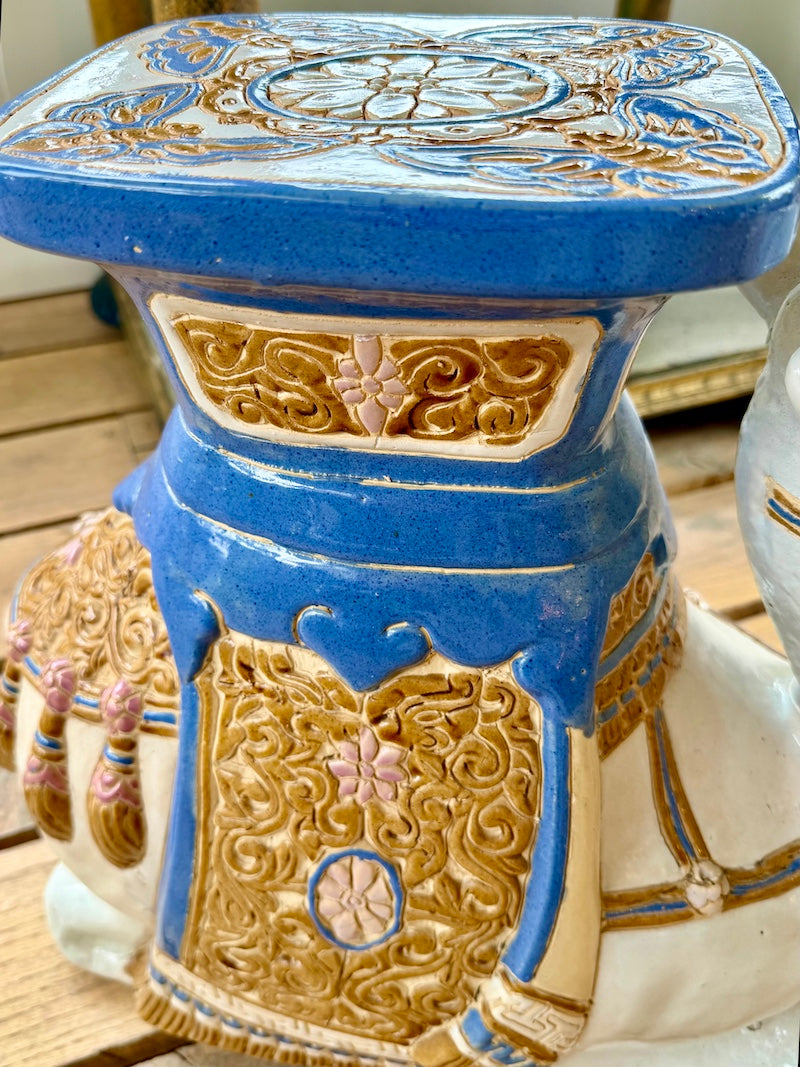 camel planter pot Antique Decorative European Ceramic Camel Jardiniere/plant stand or st
