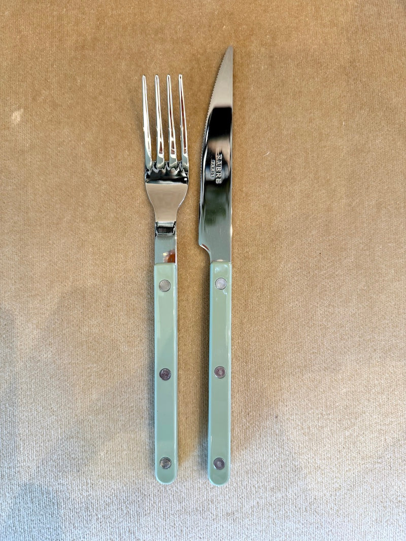 Sabre French Cutlery, Set of 24 Pieces, Bistro Solid Asparagus